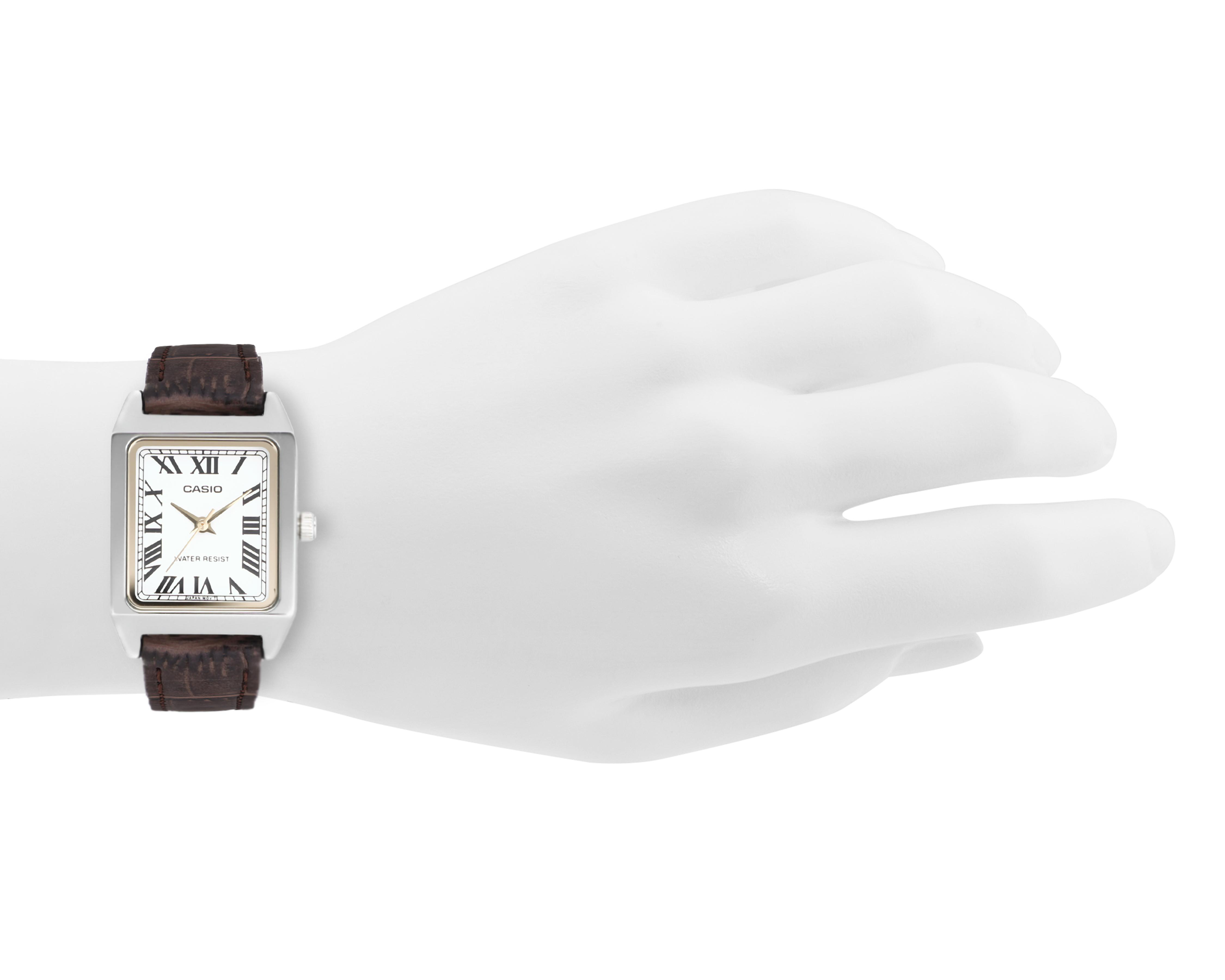 Foto 5 pulgar | Reloj Casio LTP-V007L-7B2CF Café