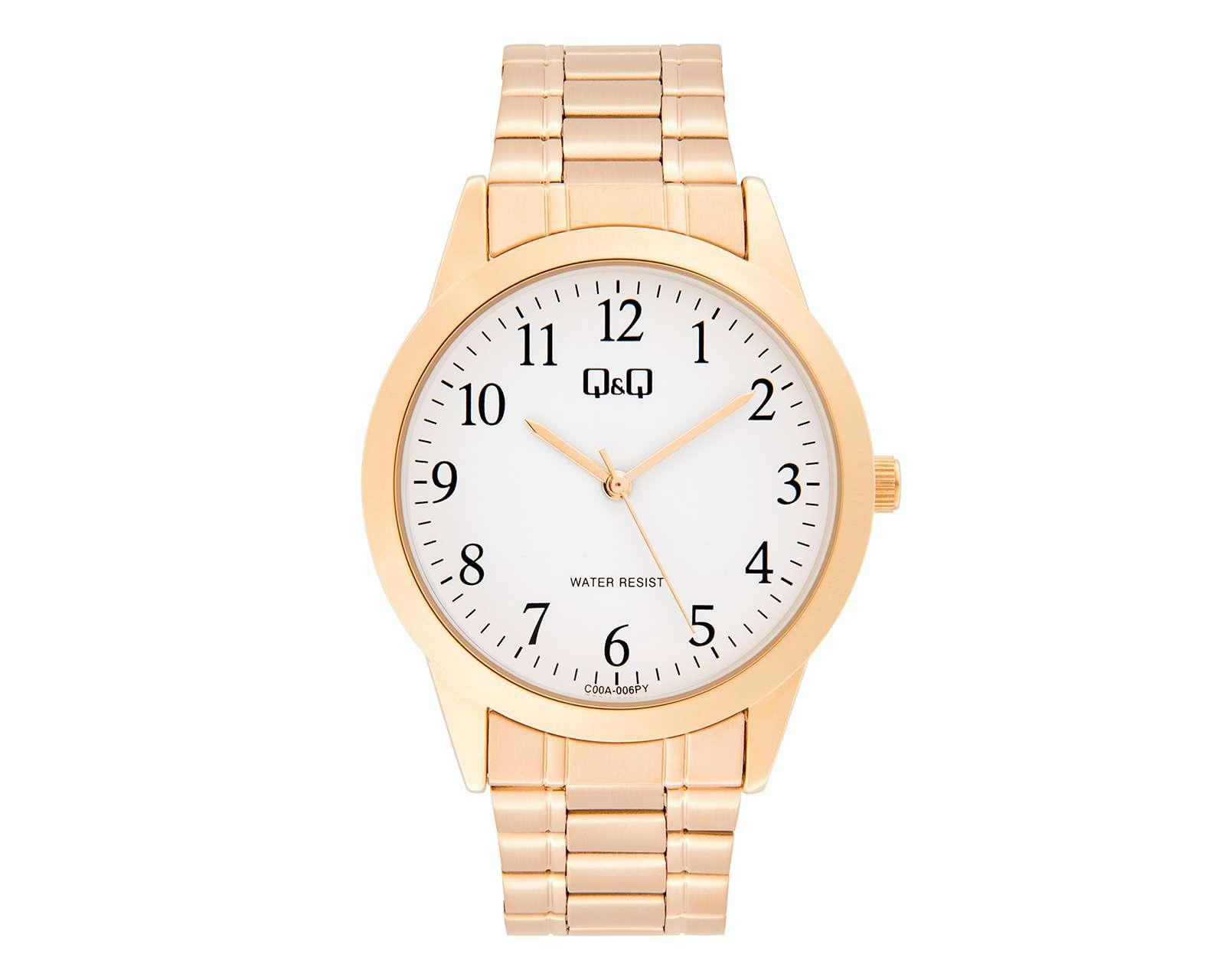 Foto 2 pulgar | Reloj Q&Q C00A-006PY Dorado
