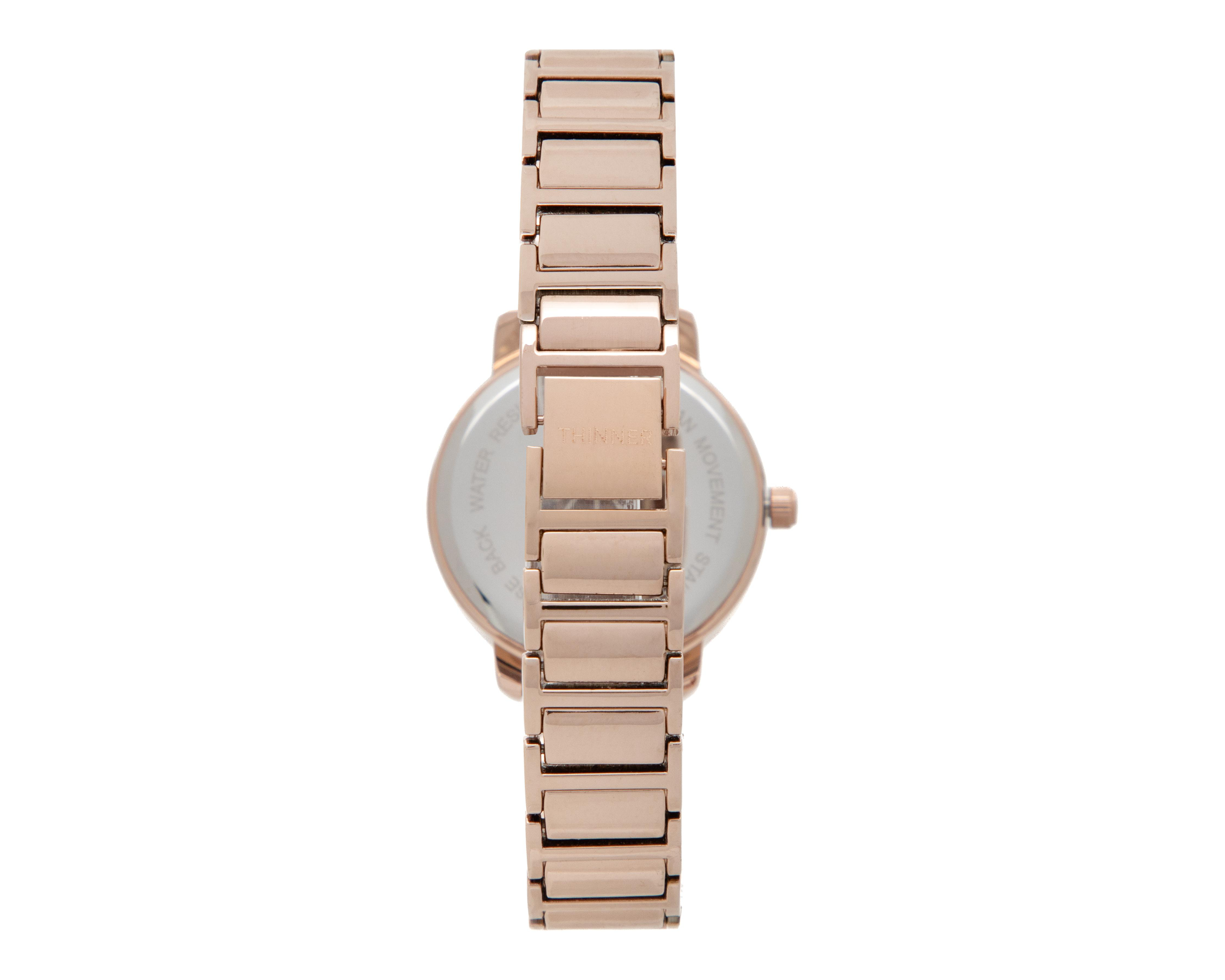 Foto 4 pulgar | Reloj Thinner UT-A8275 Oro Rosa