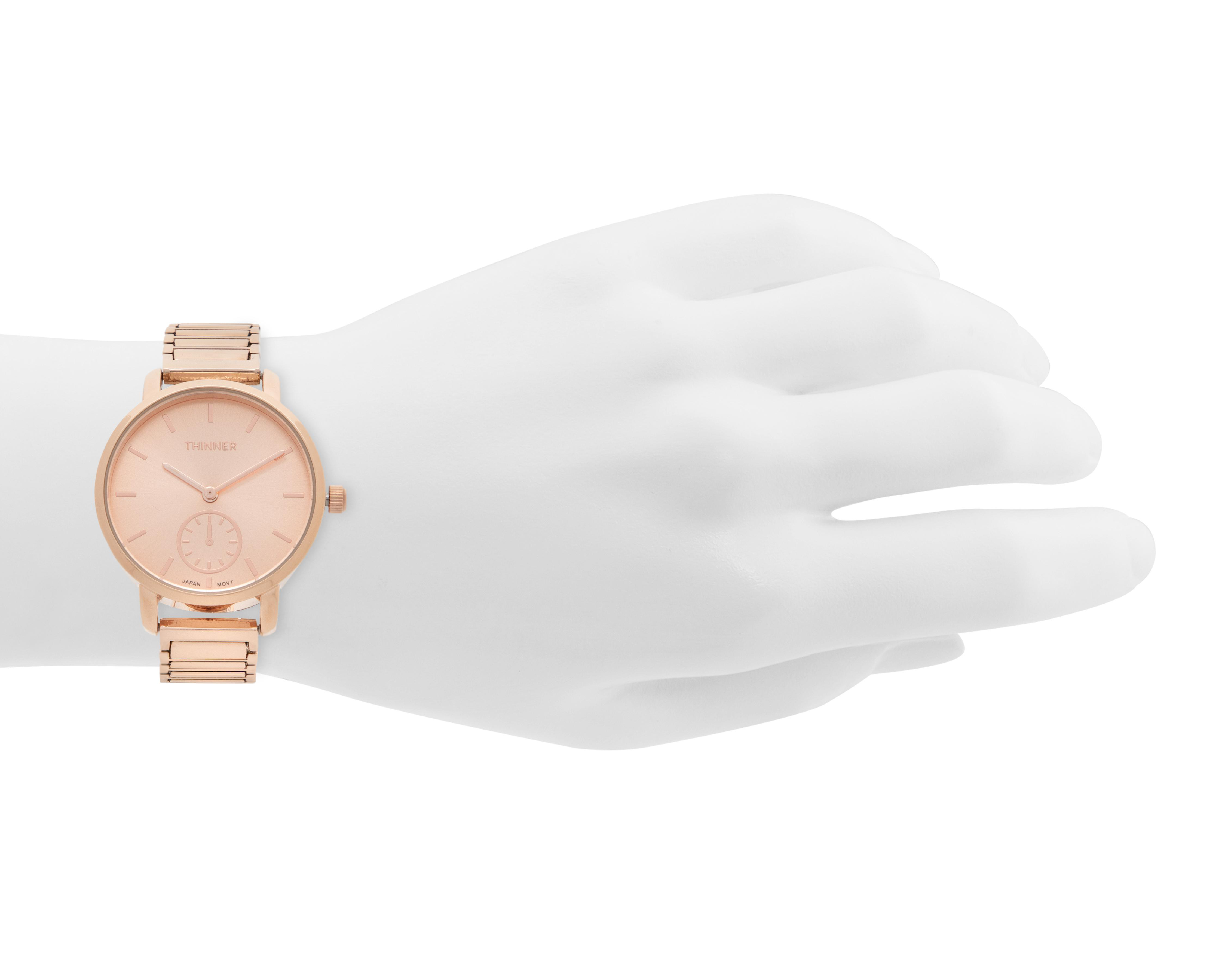 Foto 5 pulgar | Reloj Thinner UT-A8275 Oro Rosa