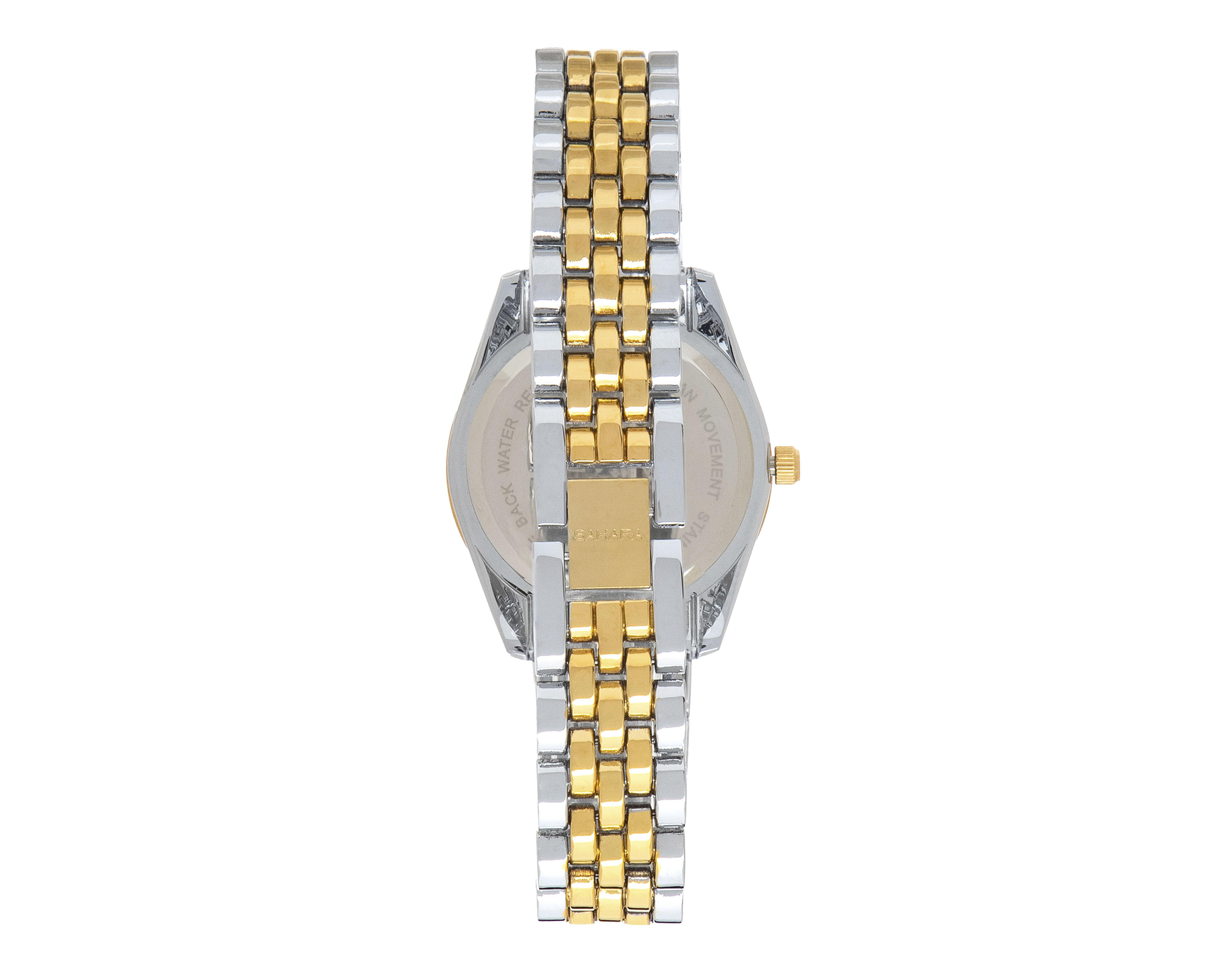 Foto 4 pulgar | Reloj Sahara UT-A1572 Plateado-Dorado