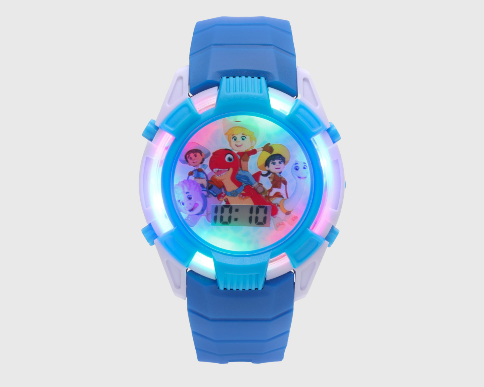 Foto 3 pulgar | Reloj Infantil Disney Dino Ranch Azul