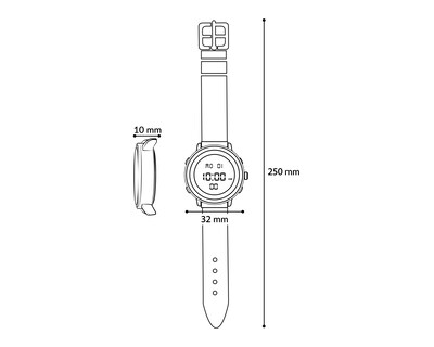 Foto 7 | Reloj para Mujer Refill LWF725 Azul