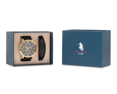 Foto 6 | Reloj para Hombre Polo Union Club FL-024 Negro