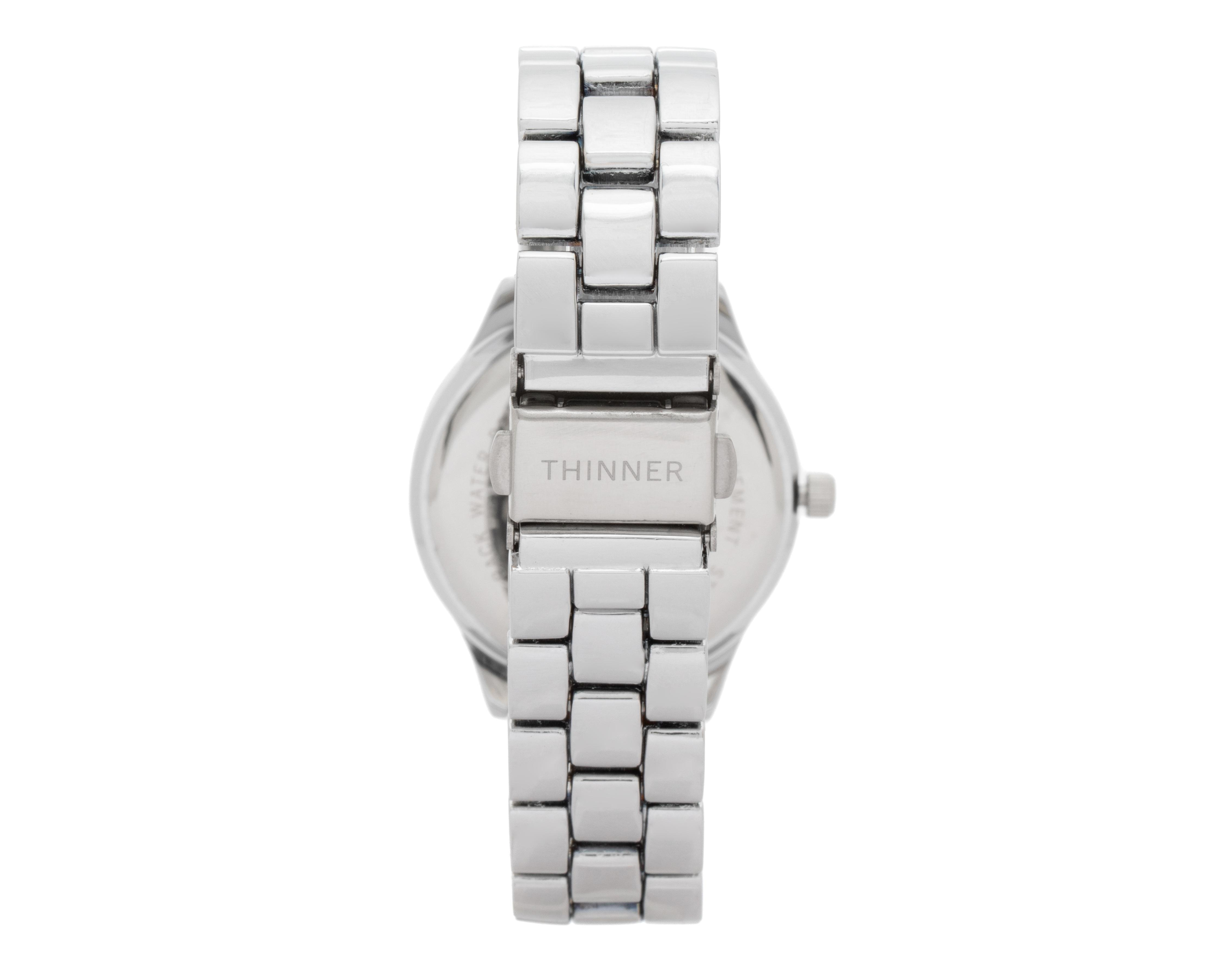 Foto 4 pulgar | Reloj Thinner M1021 Plateado