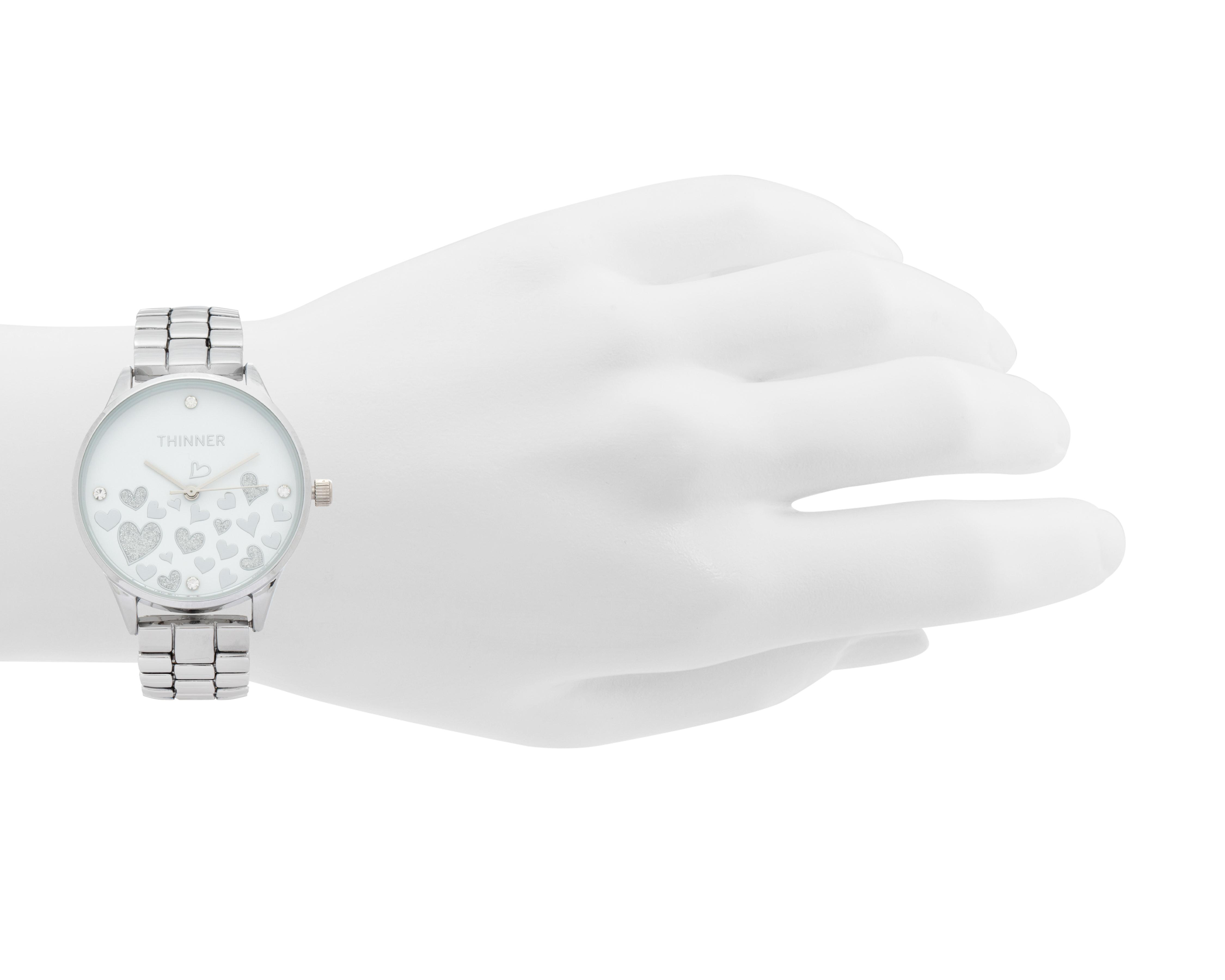 Foto 6 pulgar | Reloj Thinner M1021 Plateado