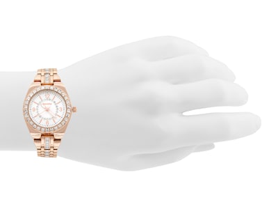 Foto 5 | Reloj para Mujer Sahara 23001 Oro Rosa