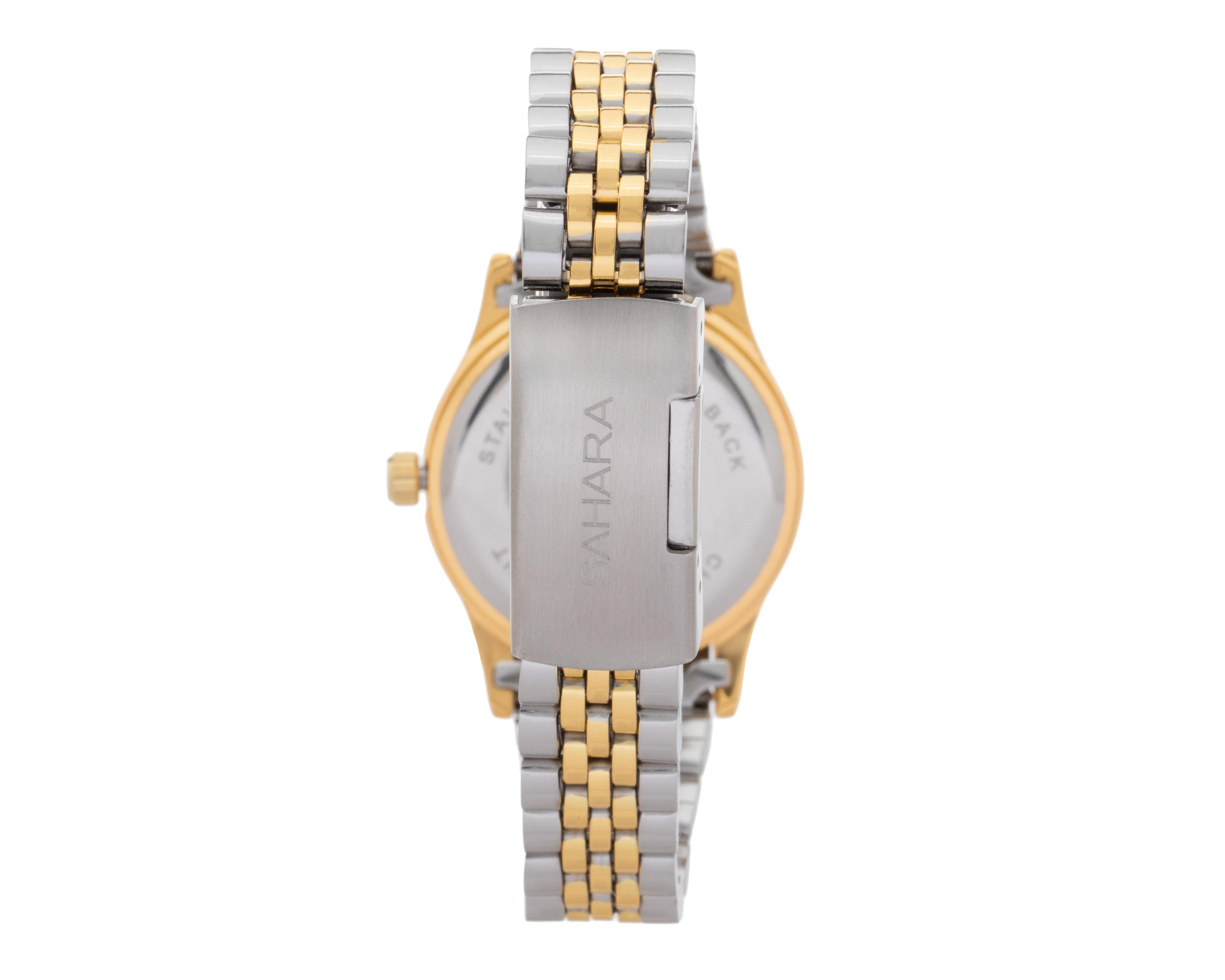 Foto 4 pulgar | Reloj Sahara AMV2117 Plateado-Dorado