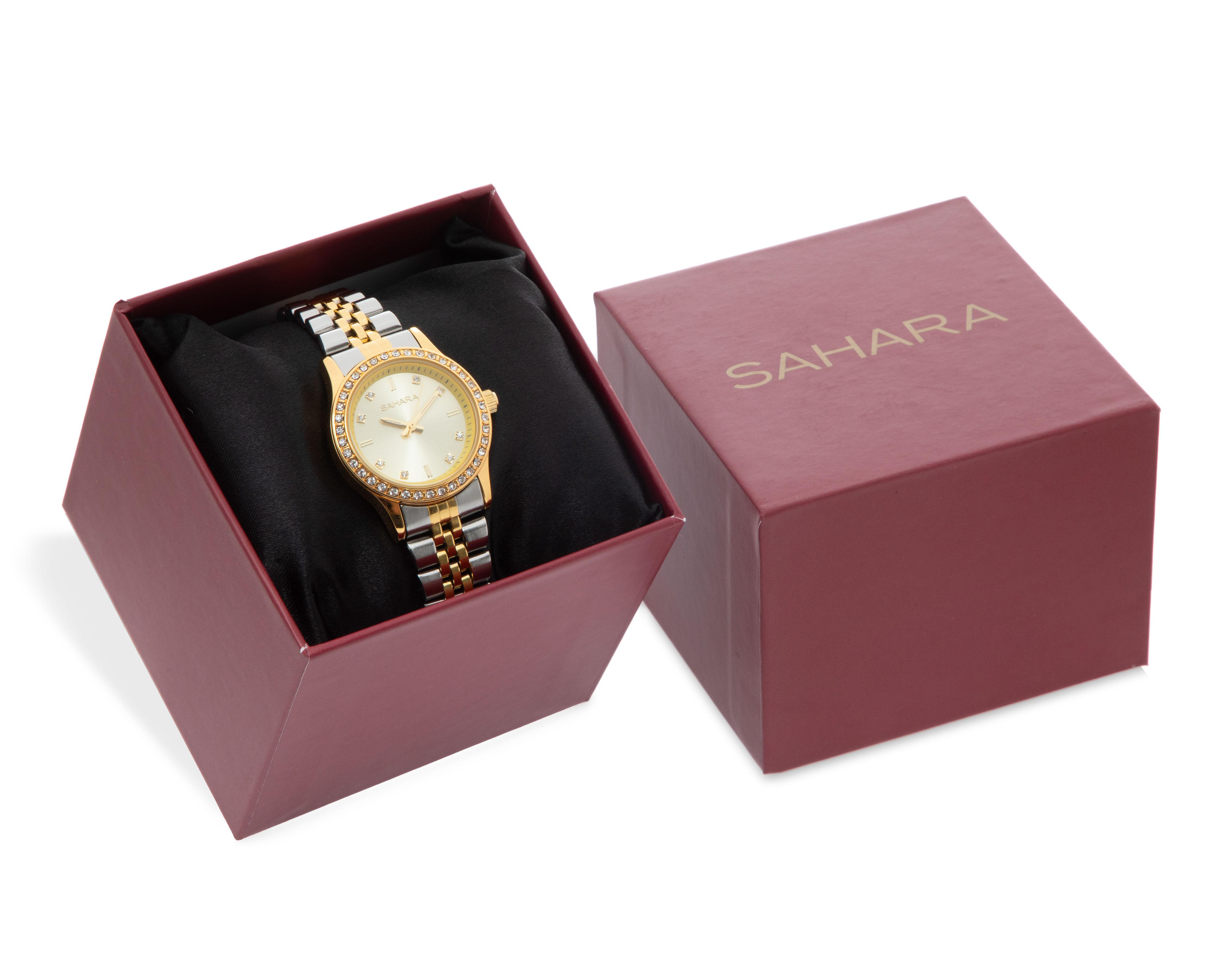 Foto 5 pulgar | Reloj Sahara AMV2117 Plateado-Dorado