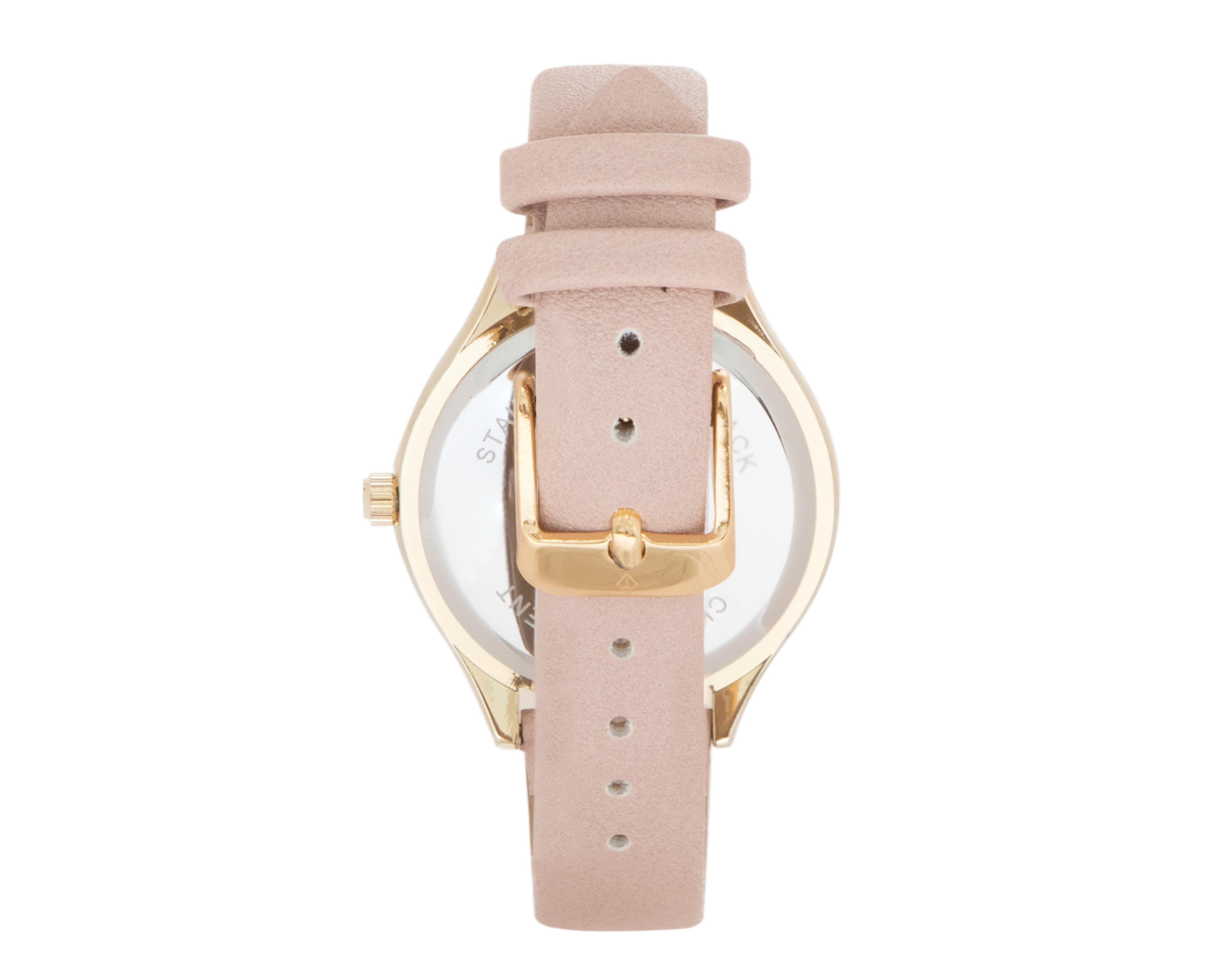 Foto 4 pulgar | Reloj Thinner AMV2122 Rosa