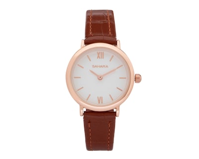 Foto 1 | Reloj para Mujer Sahara AMV2141 Café