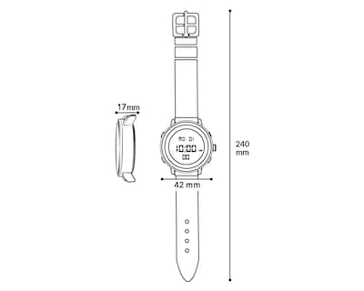 Foto 7 | Reloj Refill AK1910 Aqua