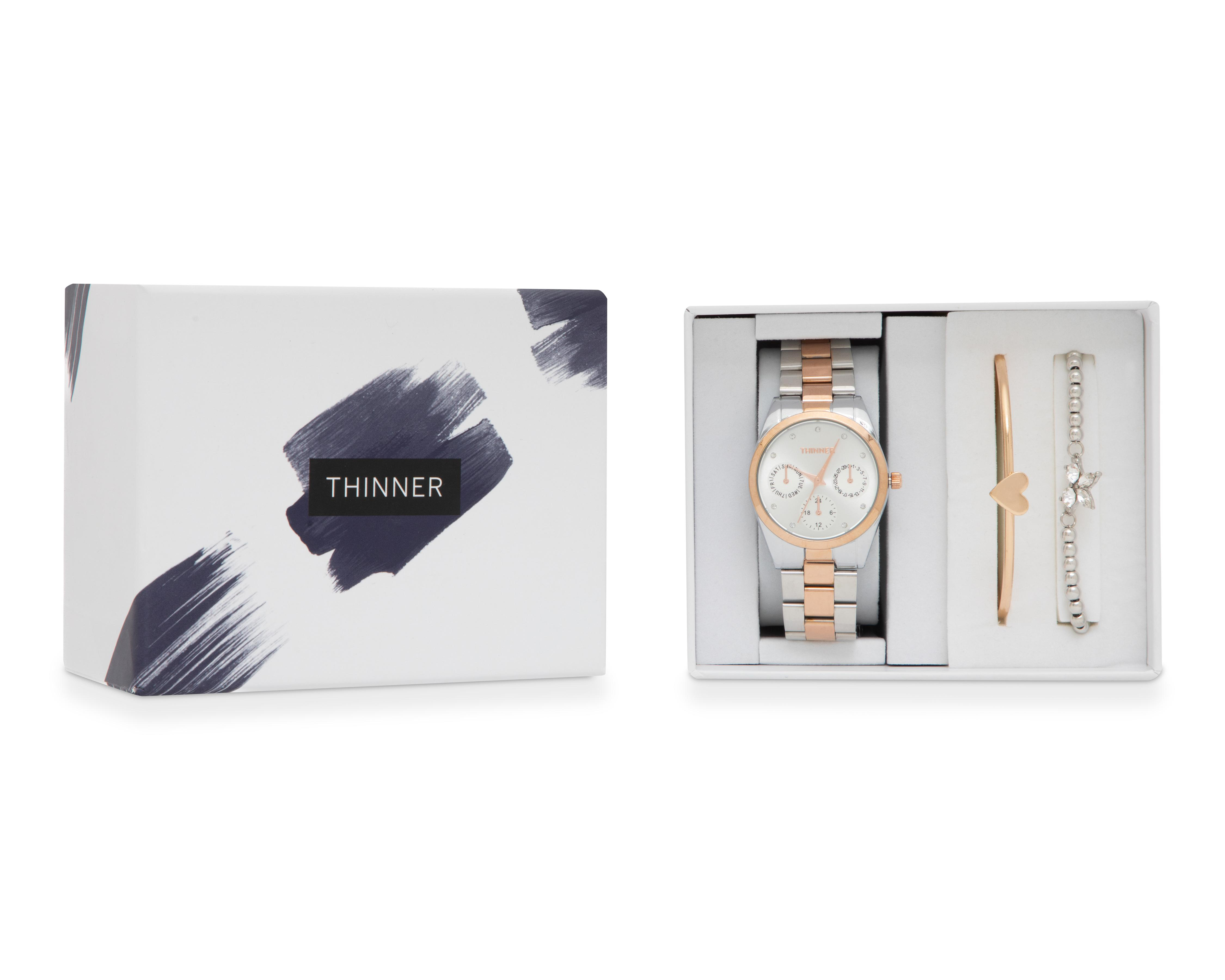 Foto 8 pulgar | Reloj Thinner WY23283 con 2 Accesorios
