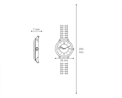 Foto 9 | Reloj Thinner WY23283 con 2 Accesorios