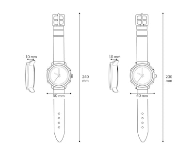 Foto 10 | Reloj para Hombre Thinner WY23242A Azul 2 Piezas