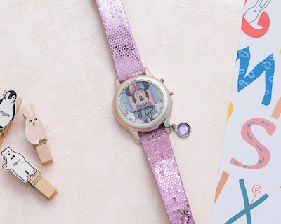 Foto 7 | Reloj Minnie MN4267BU Rosa