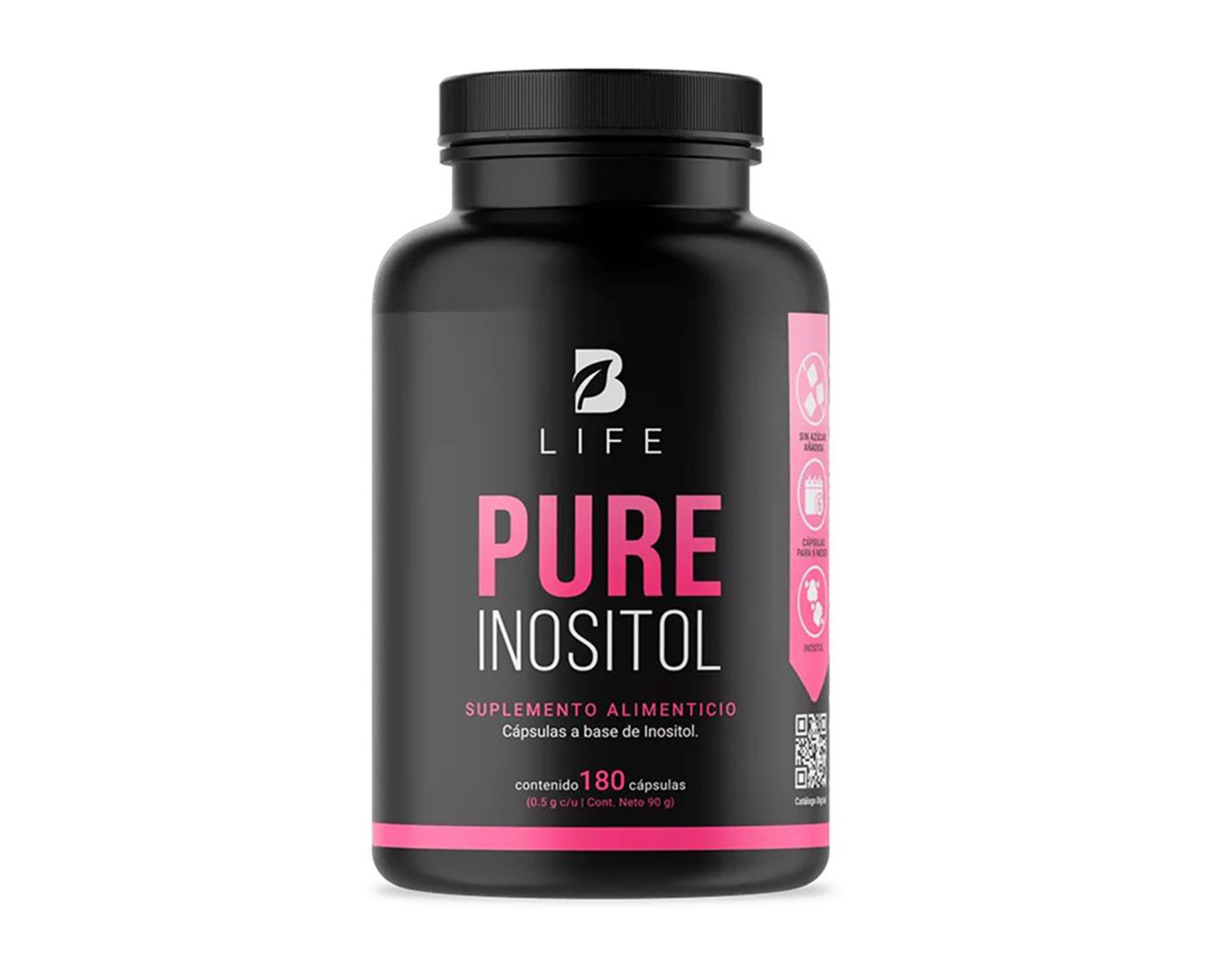 Suplemento Alimenticio B Life Inositol, Colágeno y Biotina 180 Cápsulas