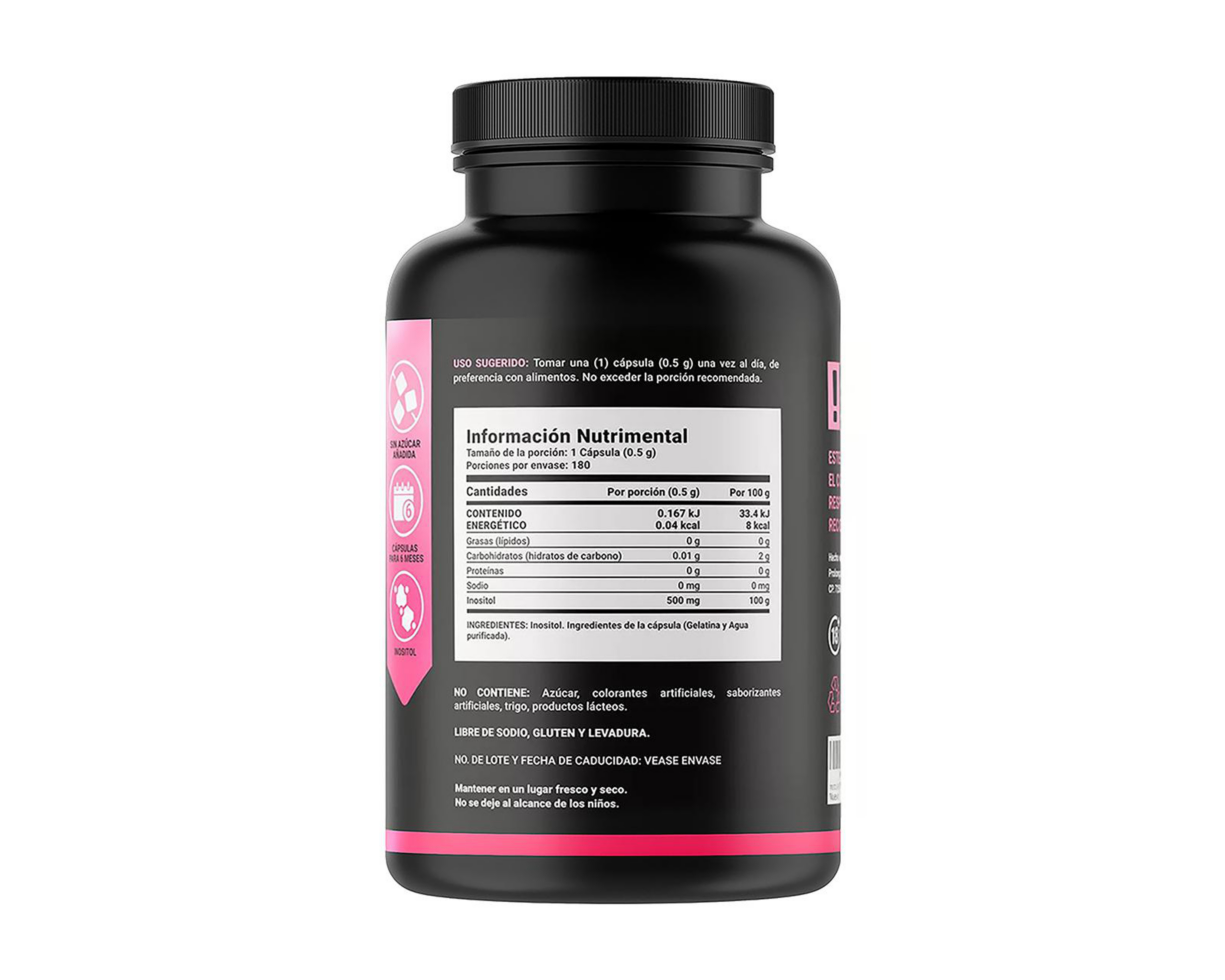 Foto 2 | Suplemento Alimenticio B Life Inositol, Colágeno y Biotina 180 Cápsulas