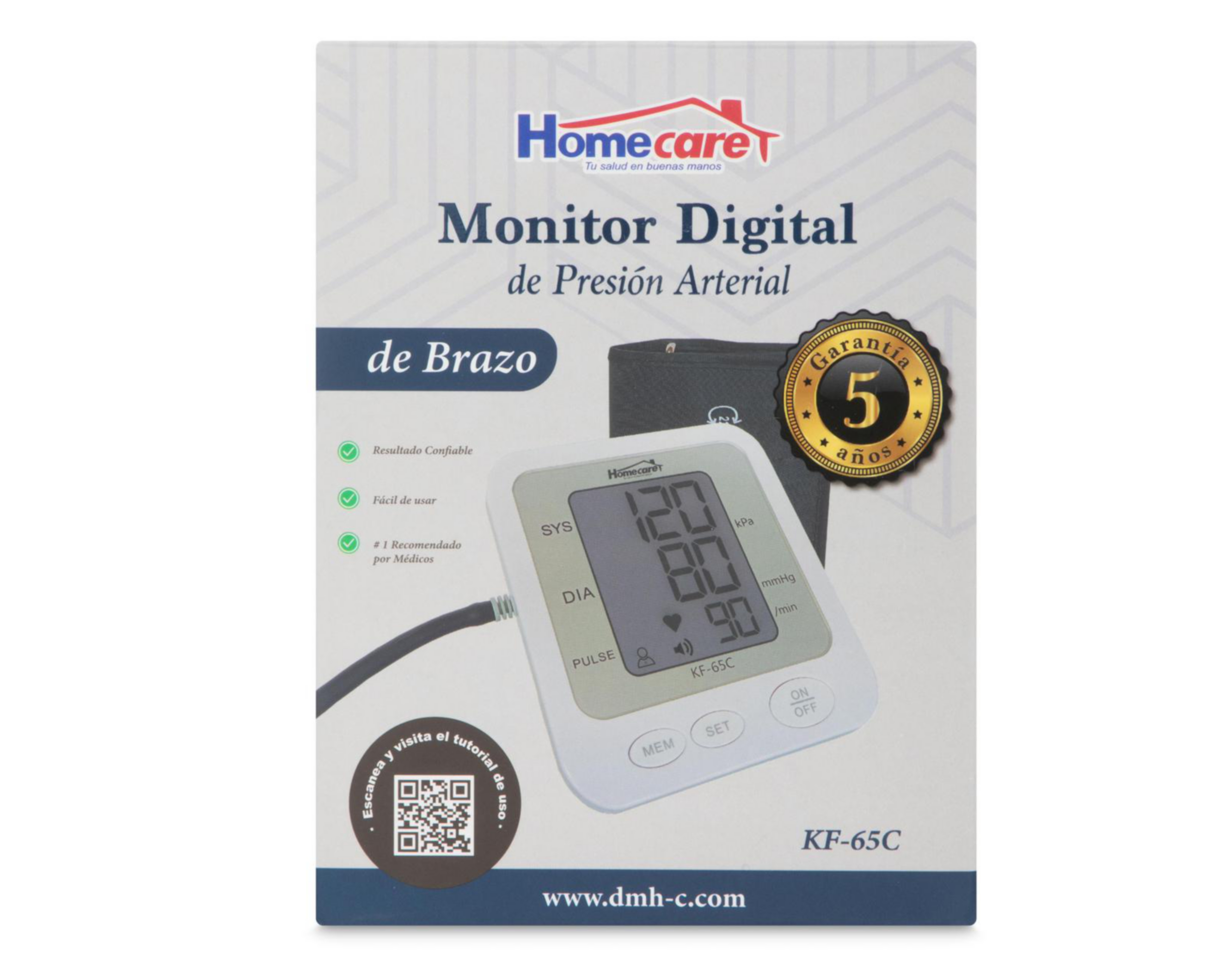 Foto 5 | Baumanómetro Digital de Brazo Homecare KF-65C