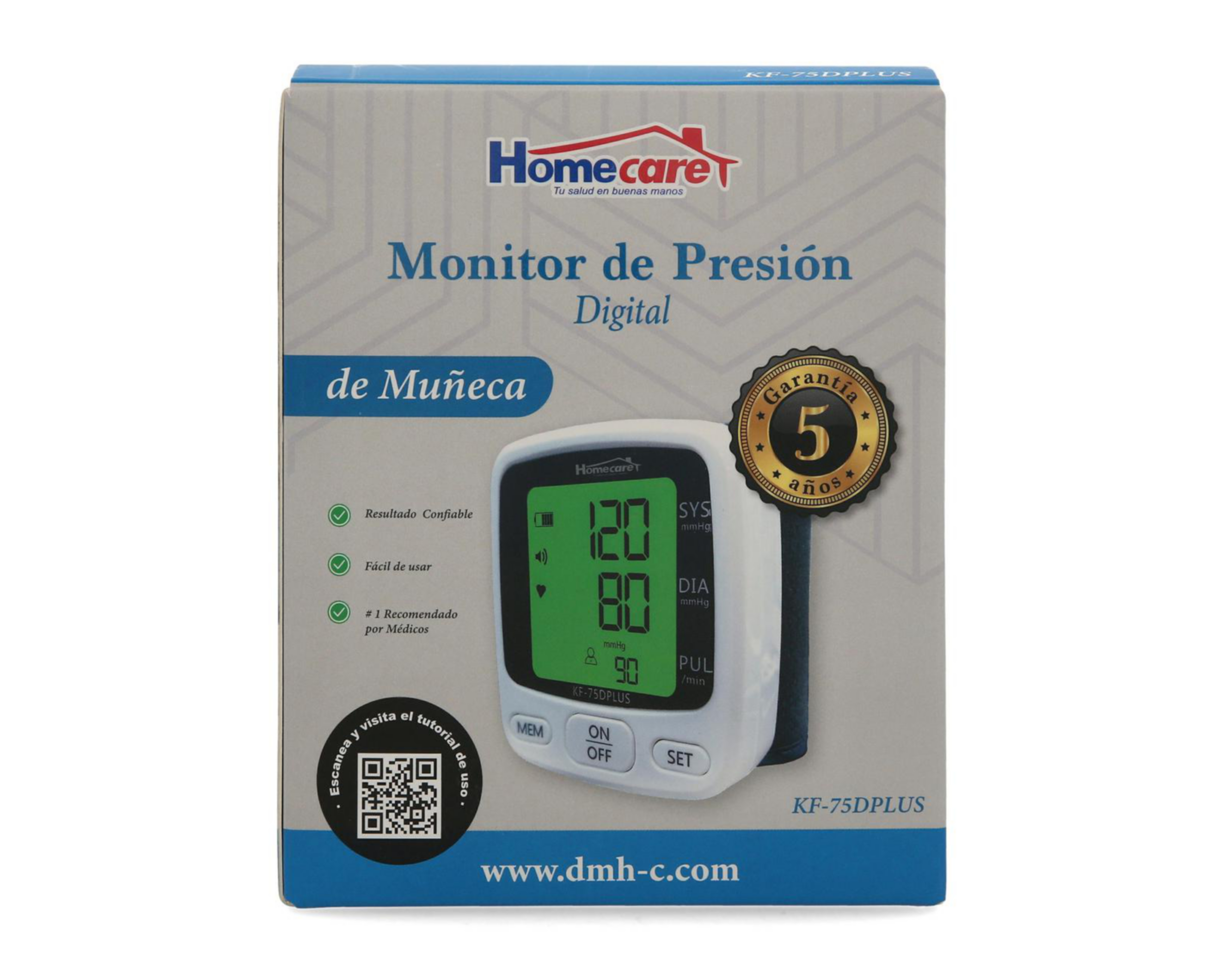 Foto 5 pulgar | Baumanómetro Digital de Muñeca Homecare KF-75D Plus