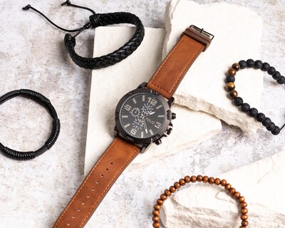 Foto 6 | Reloj Folio Metal con 4 Accesorios