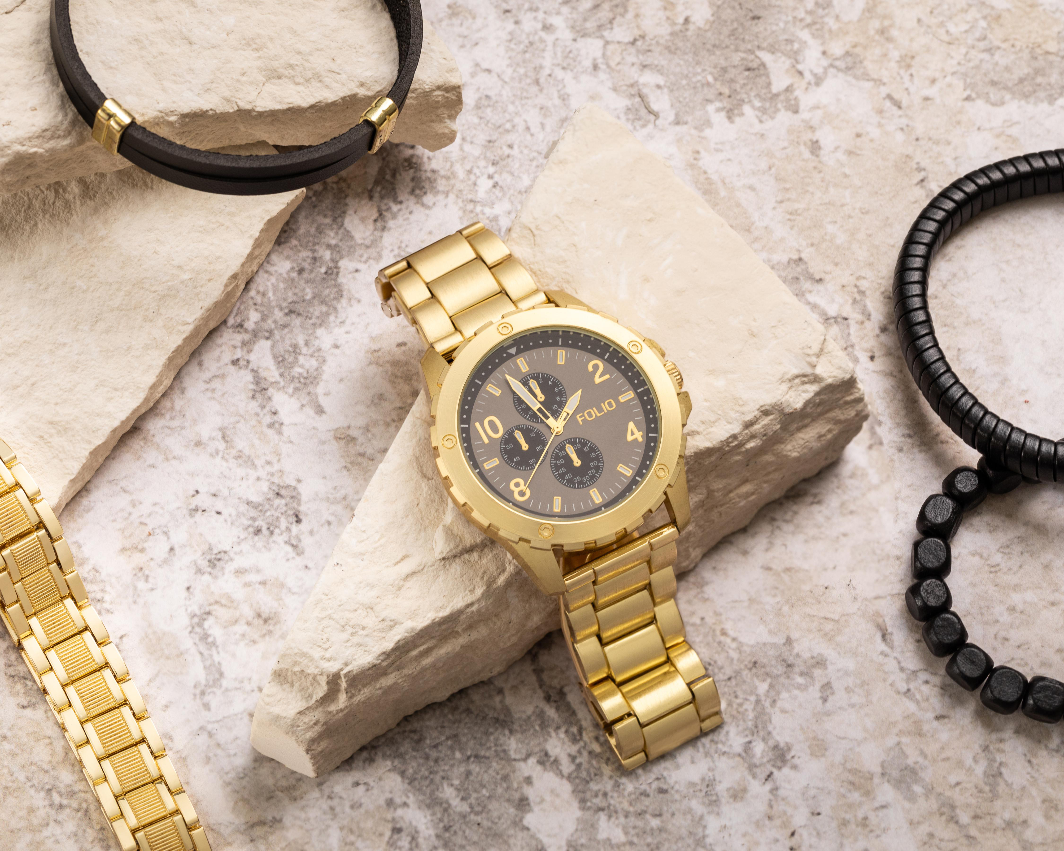 Foto 7 pulgar | Reloj Folio FMDFL6041 con 4 Accesorios