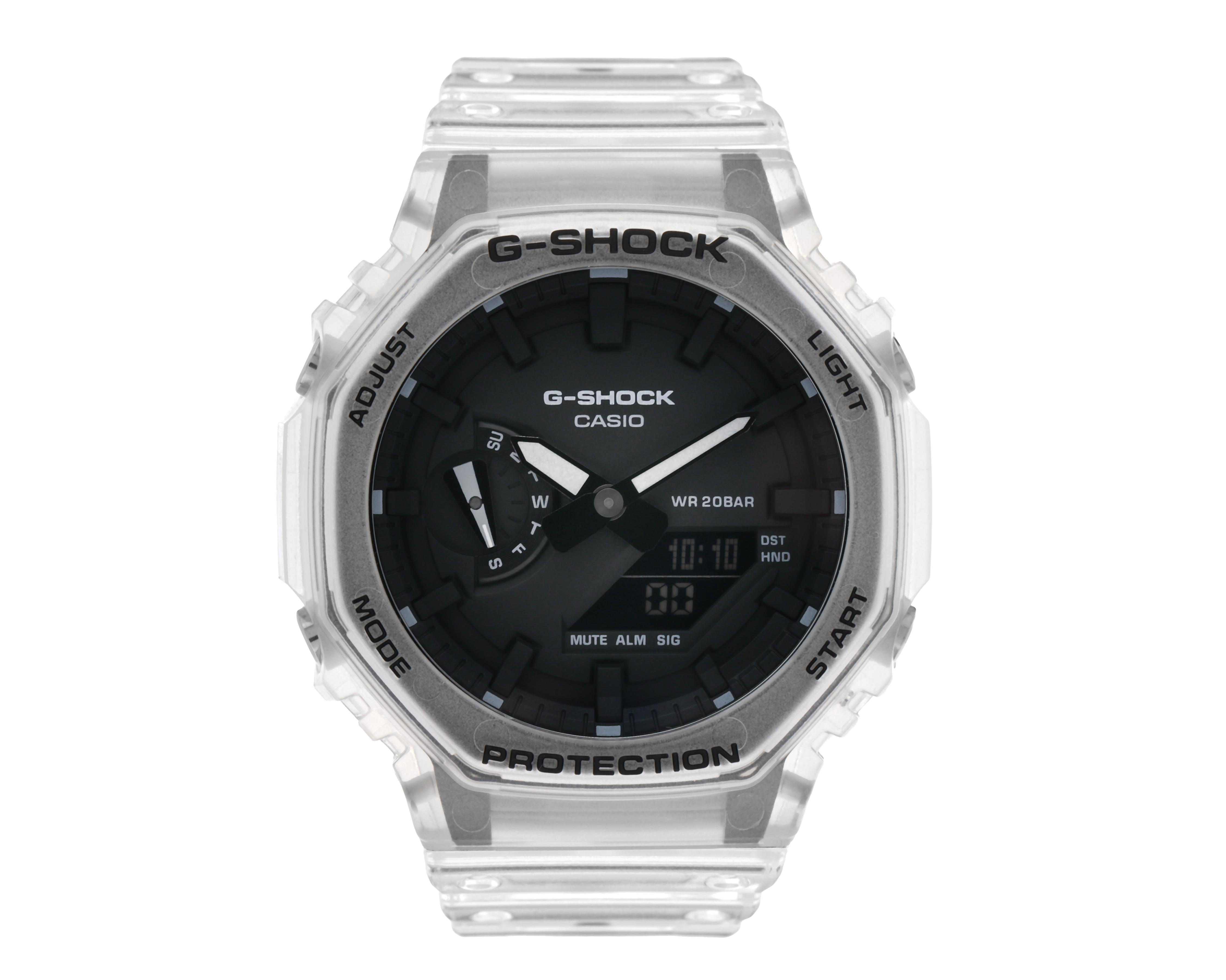 Foto 2 pulgar | Reloj Casio G-Shock  GA-2100SKE-7ACR Transparente