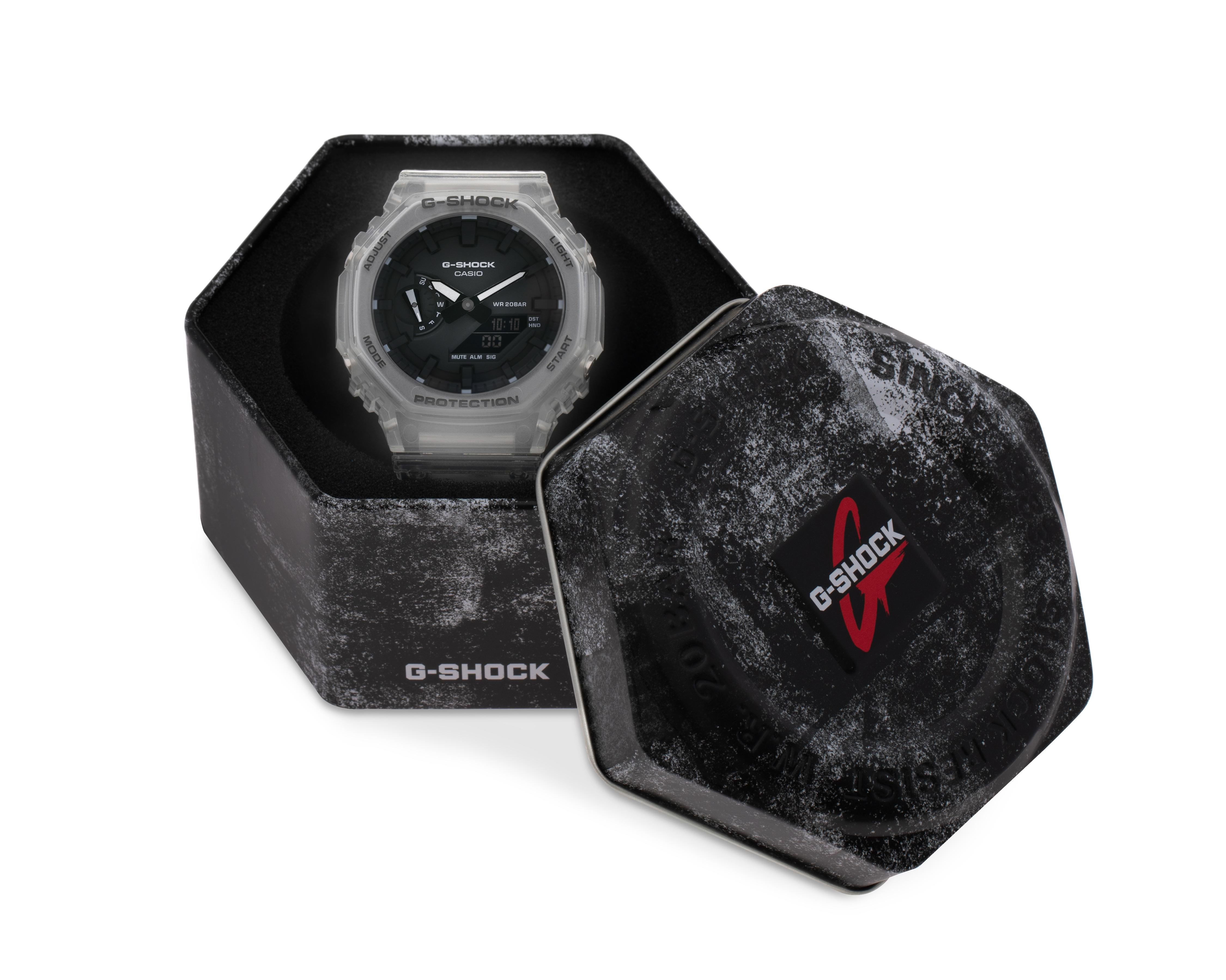 Foto 5 | Reloj Casio G-Shock  GA-2100SKE-7ACR Transparente