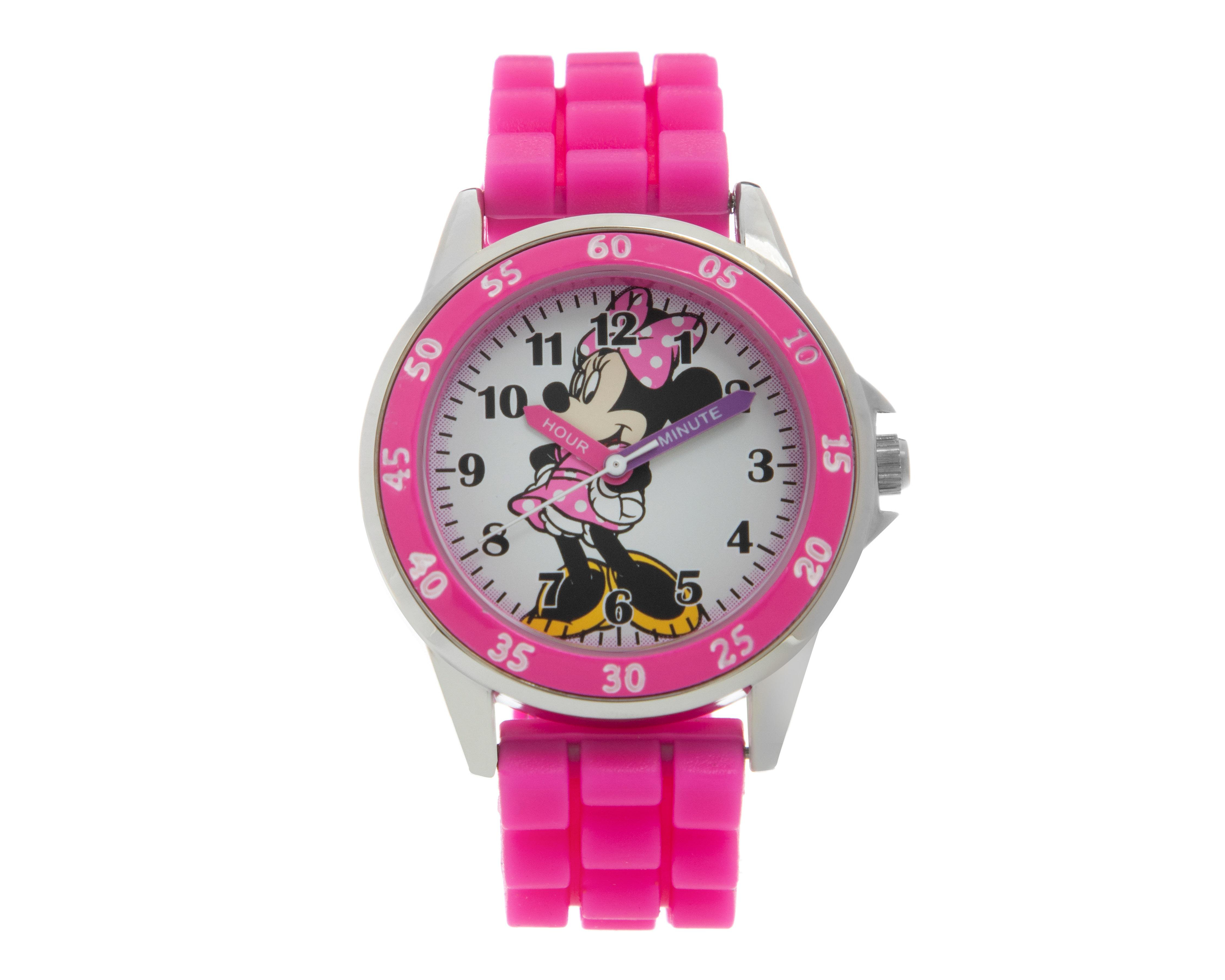 Foto 2 pulgar | Reloj Infantil Disney Minnie Mouse Rosa