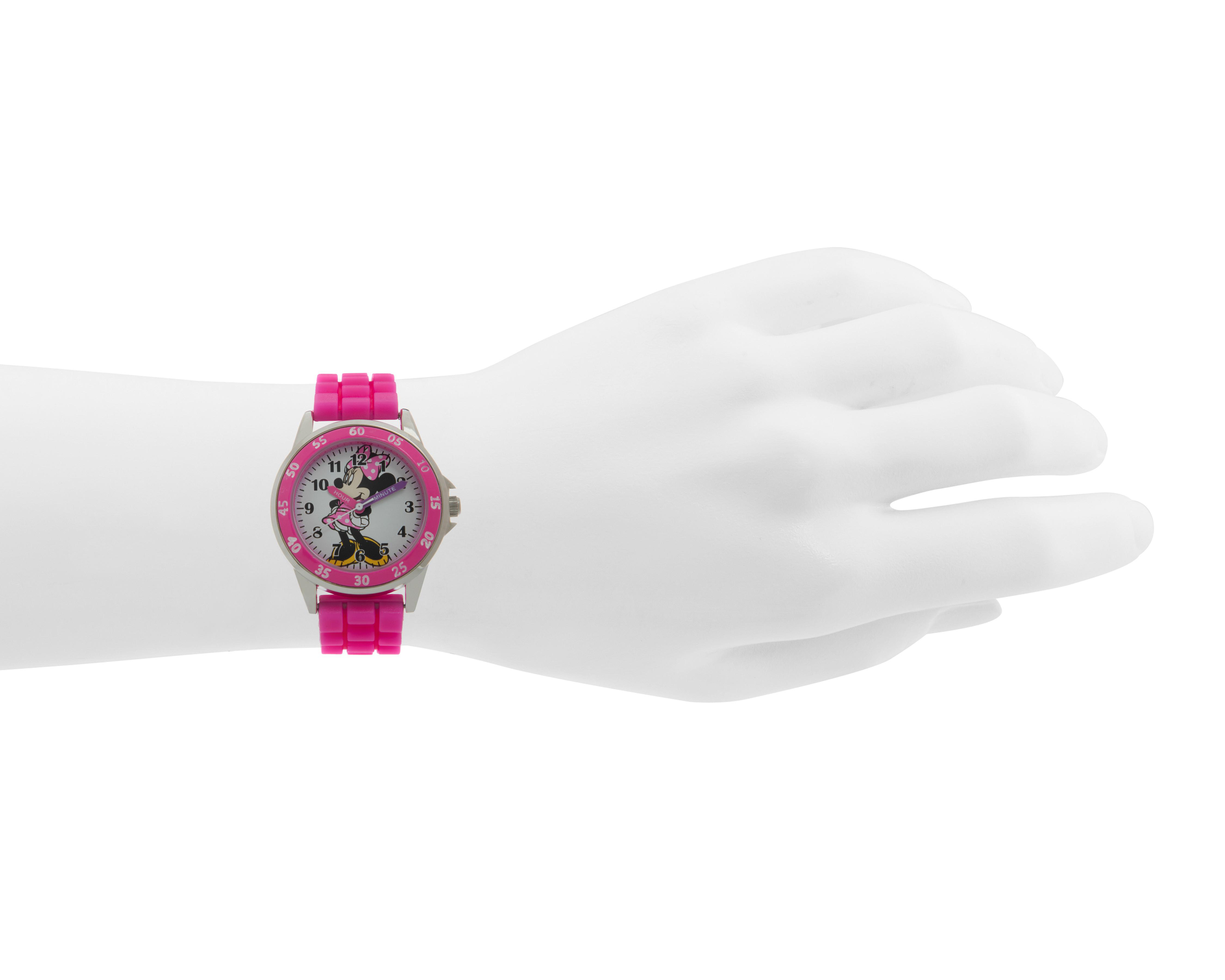 Foto 5 pulgar | Reloj Infantil Disney Minnie Mouse Rosa