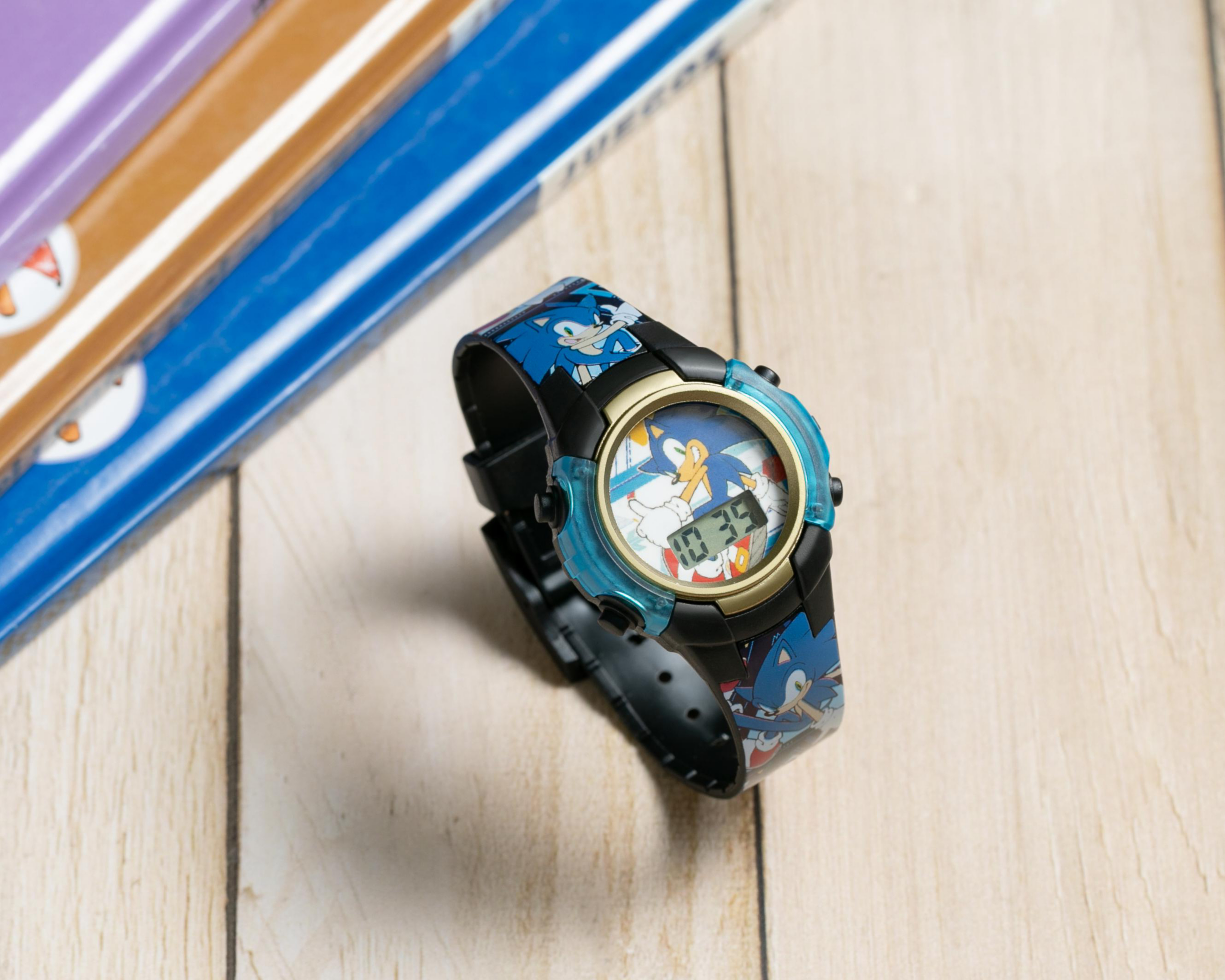 Foto 7 pulgar | Reloj Infantil Sonic SNC4207MBU Azul