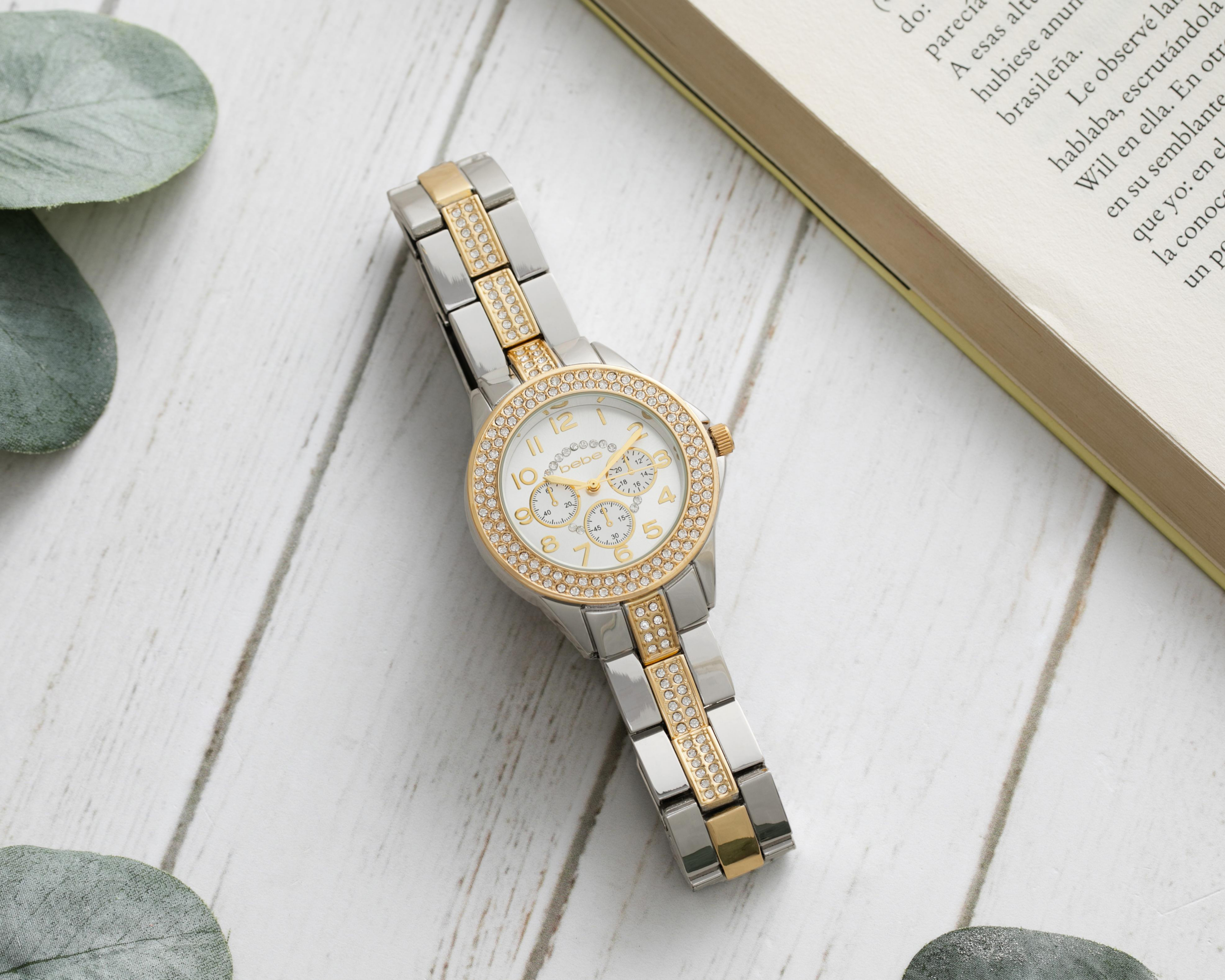 Foto 7 pulgar | Reloj Bebe BEB5659BU Plateado