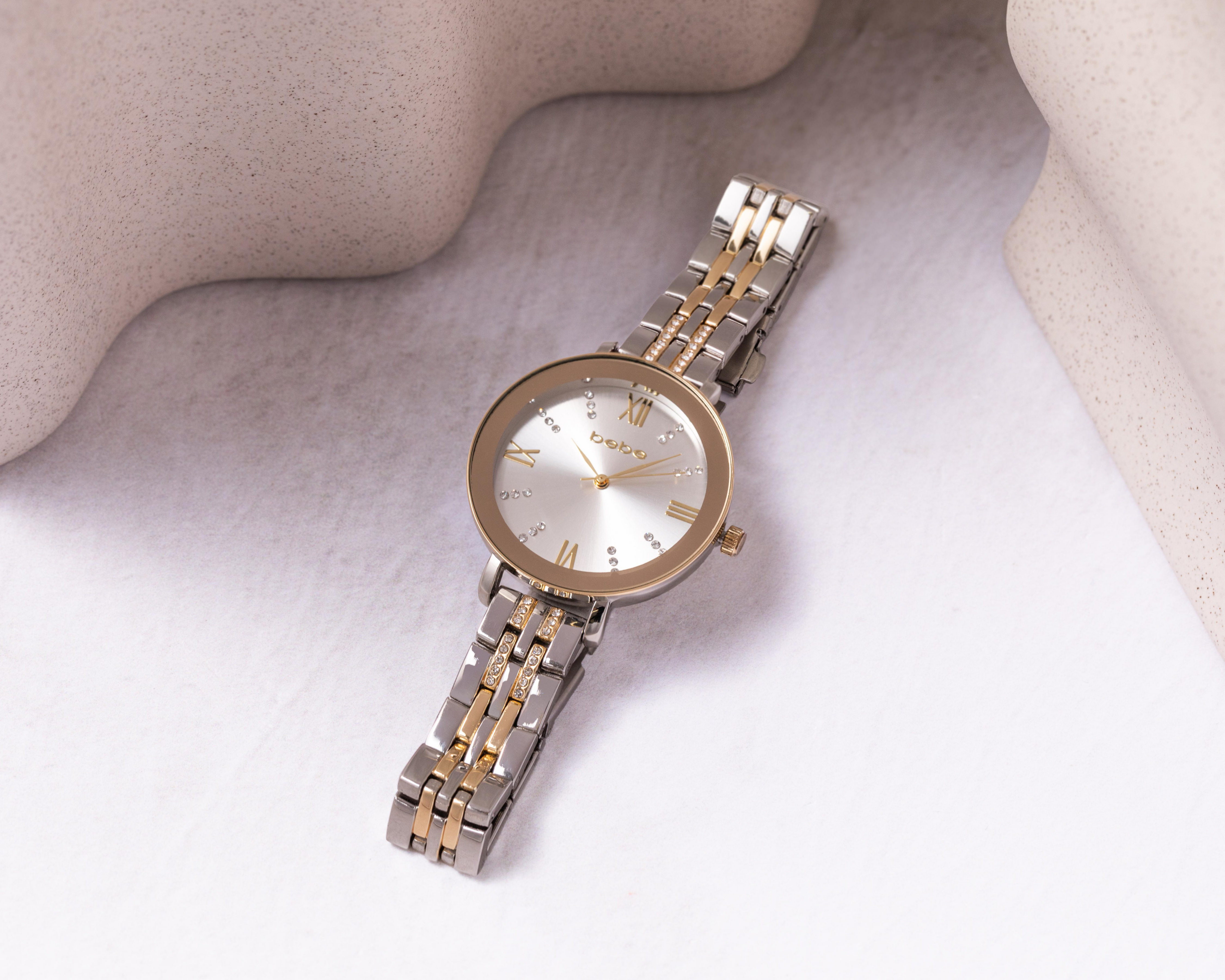 Foto 7 pulgar | Reloj Bebe BEB5571RO Plateado