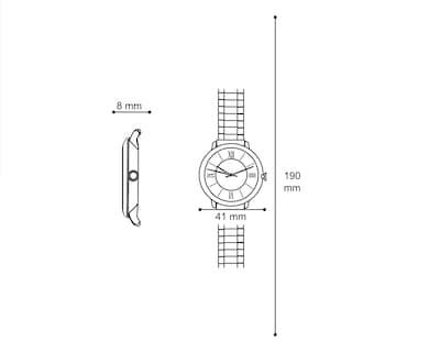 Foto 7 | Reloj Bebe BEB5571RO Plateado