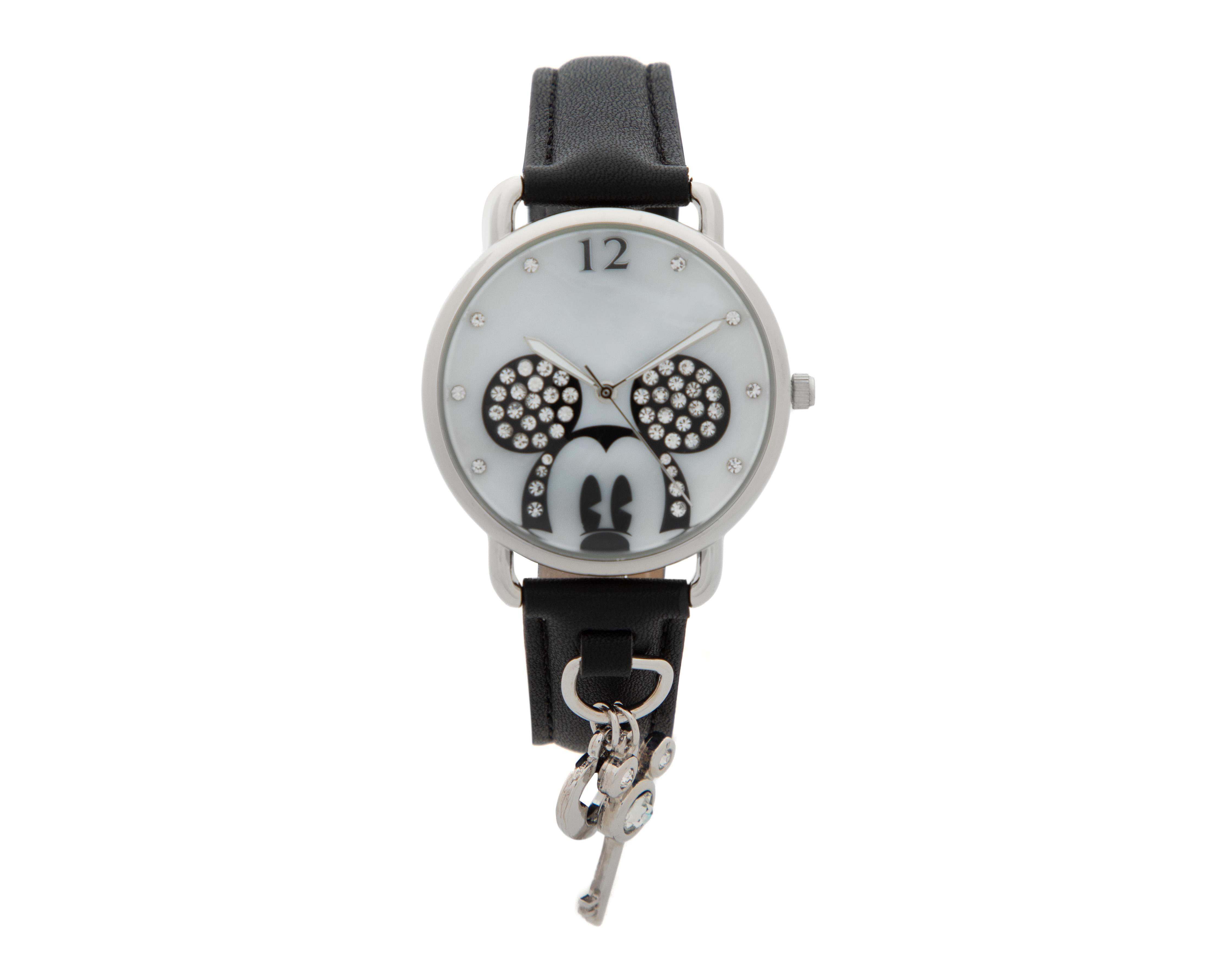 Foto 2 pulgar | Reloj Disney Mickey Mouse Negro