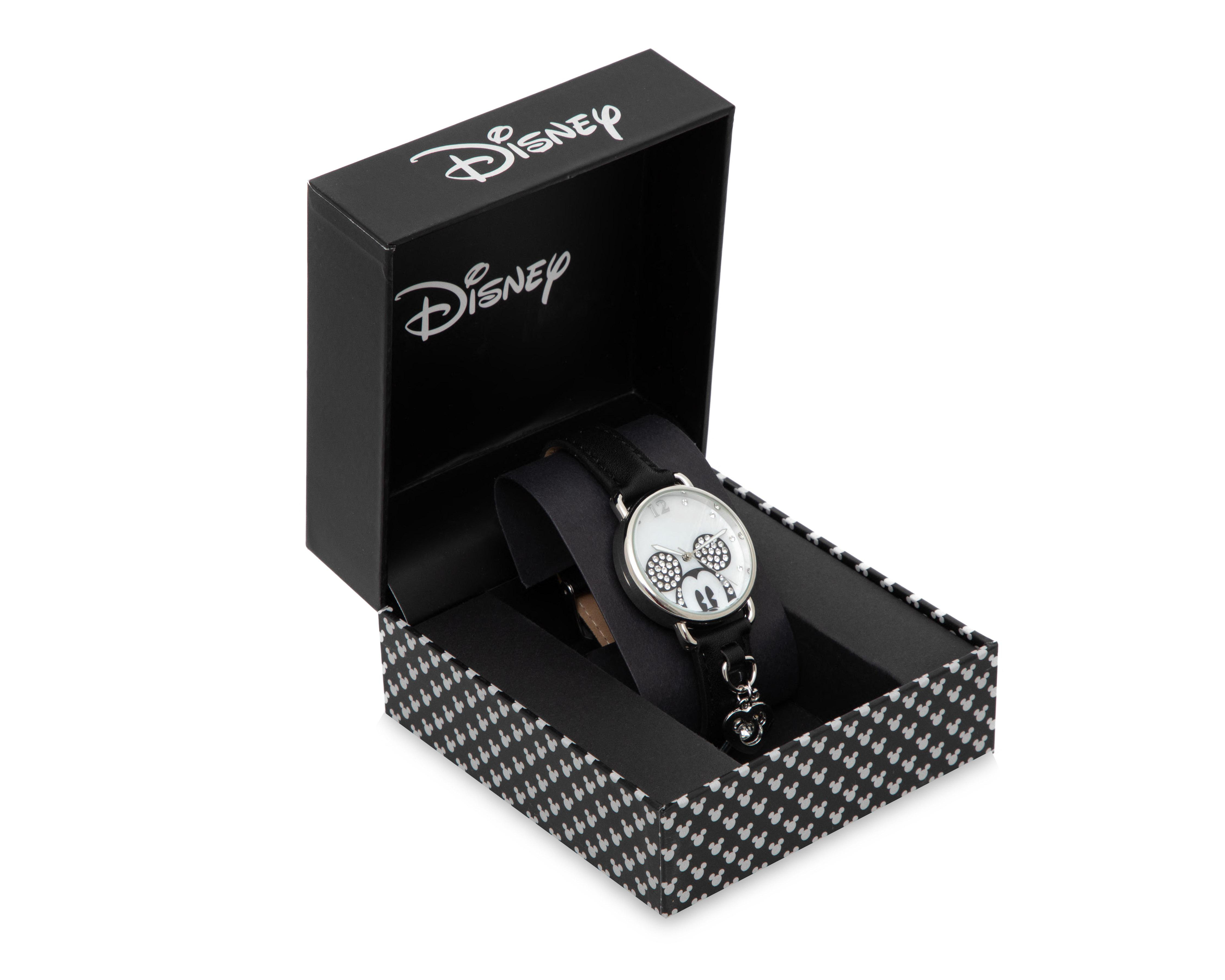 Foto 6 pulgar | Reloj Disney Mickey Mouse Negro