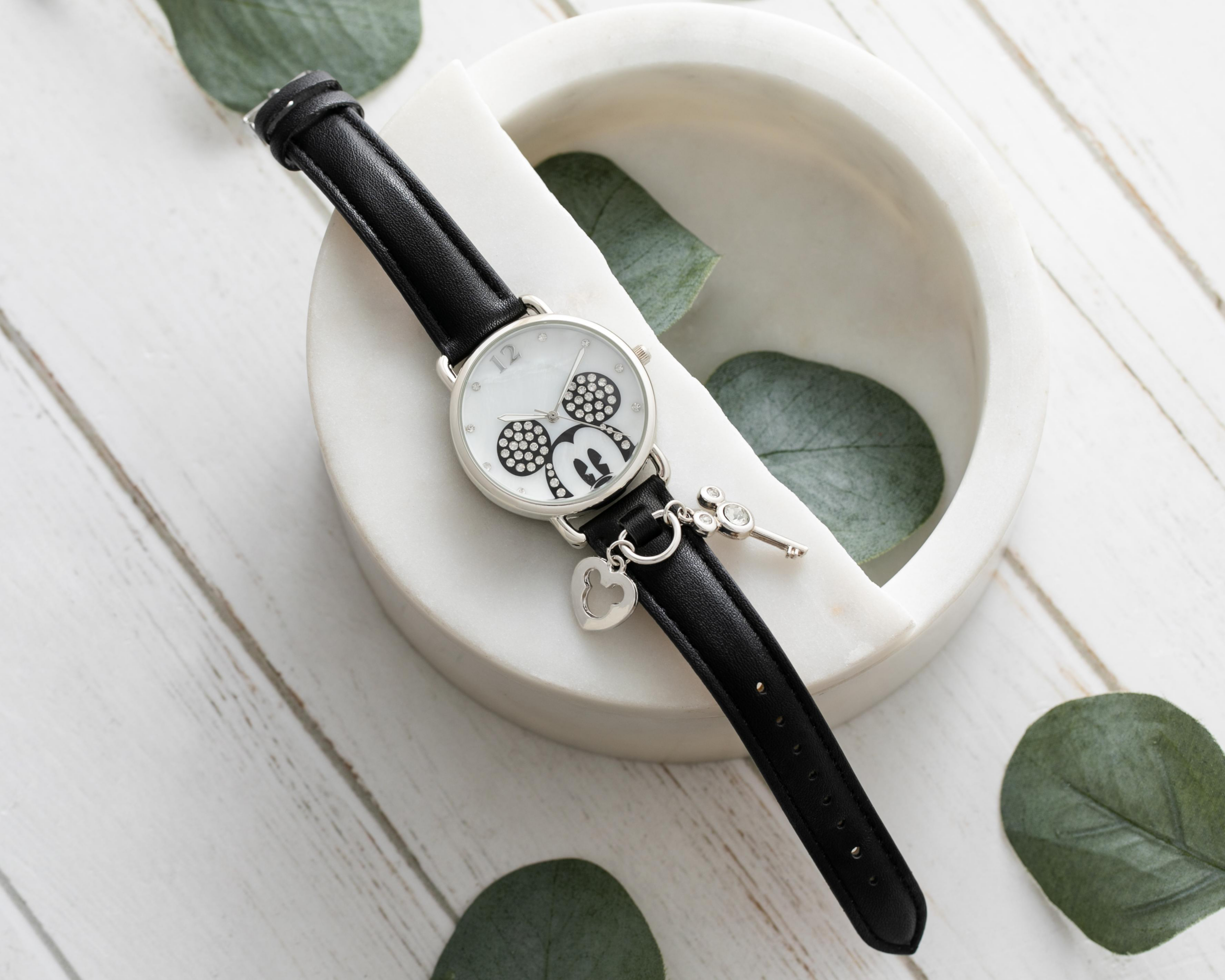 Foto 7 pulgar | Reloj Disney Mickey Mouse Negro