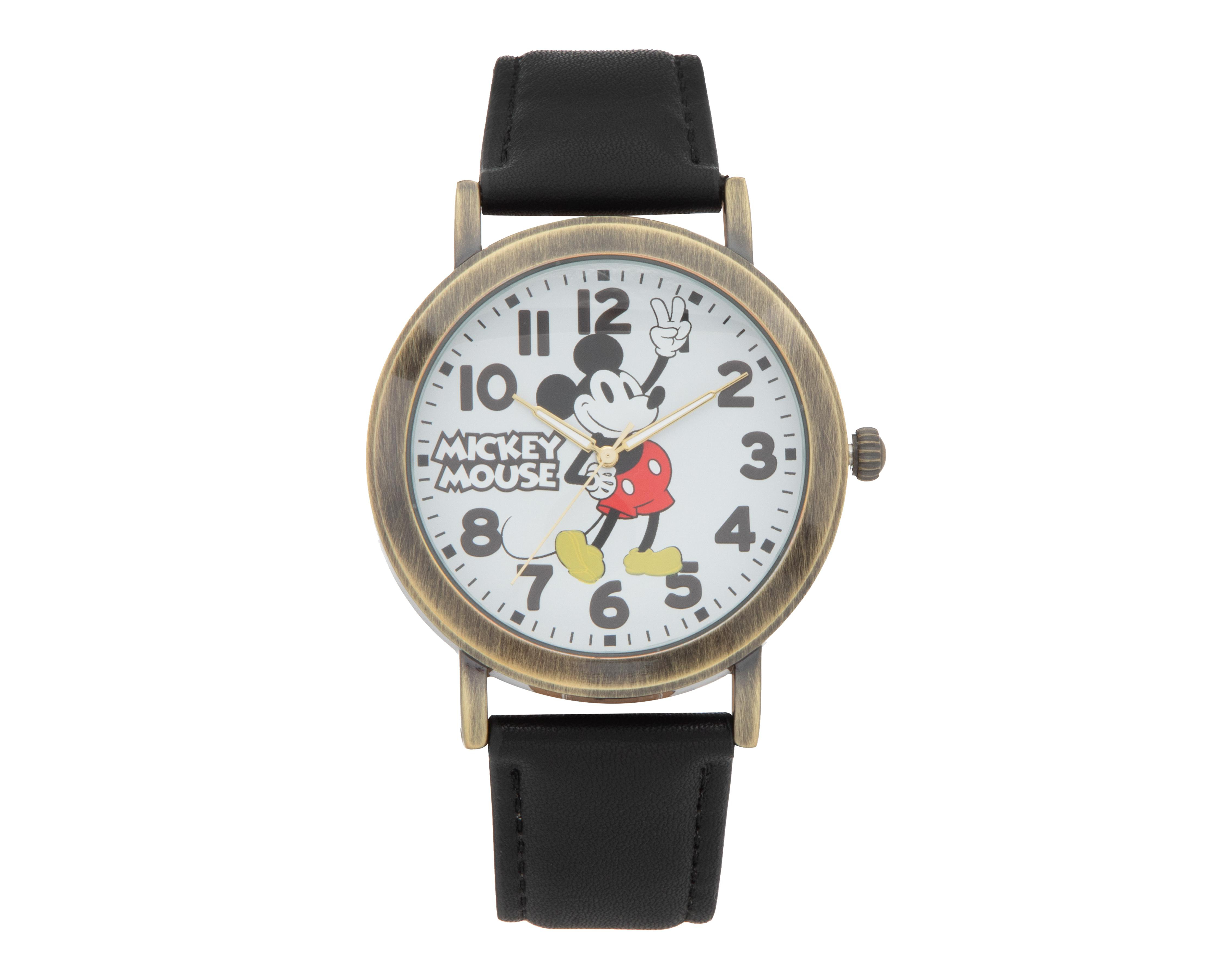 Foto 2 pulgar | Reloj Disney Mickey Mouse Negro