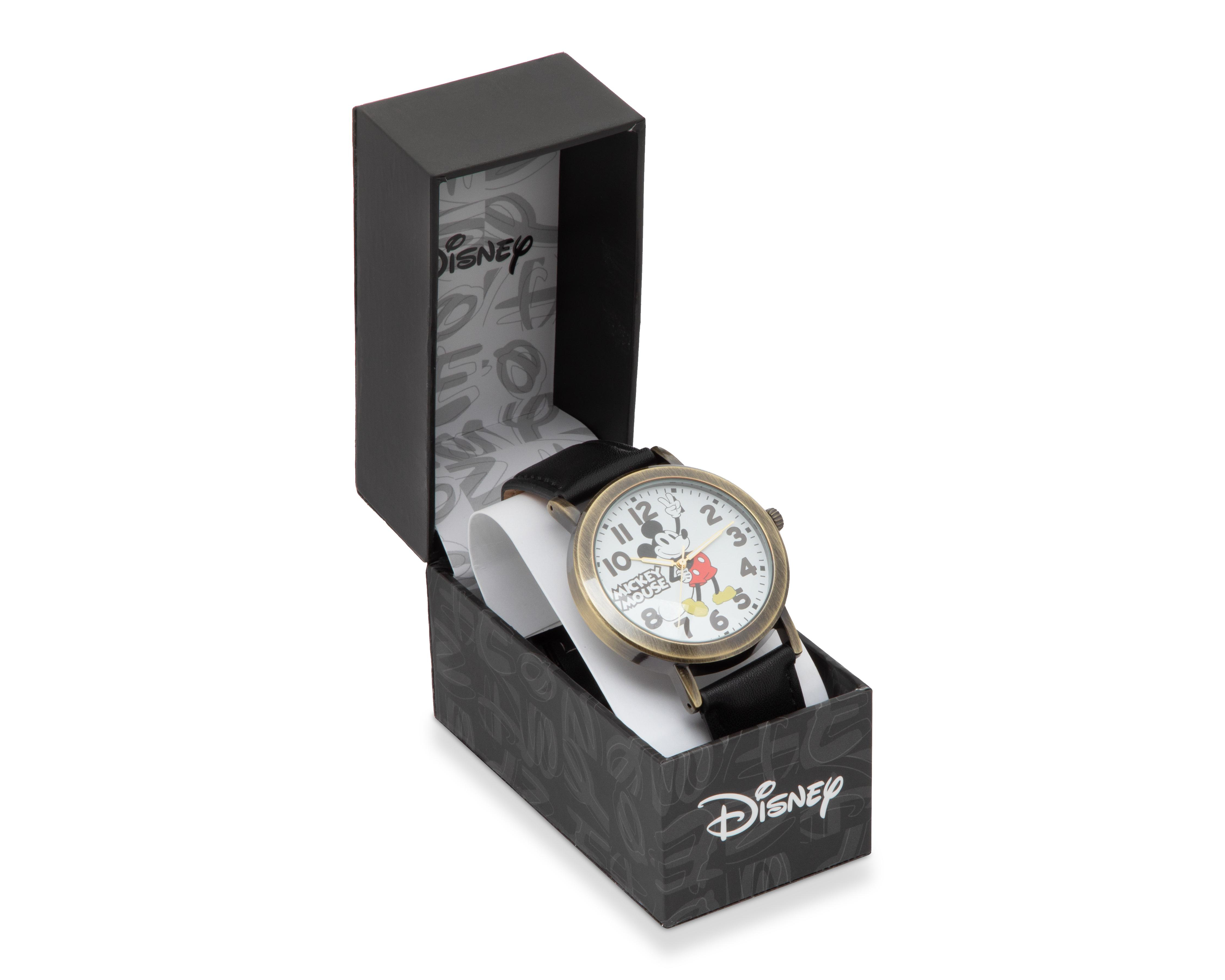 Foto 5 pulgar | Reloj Disney Mickey Mouse Negro