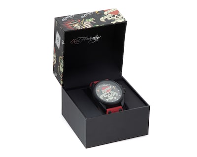 Foto 4 | Reloj Ed Hardy 50459B-42-F15 Rojo