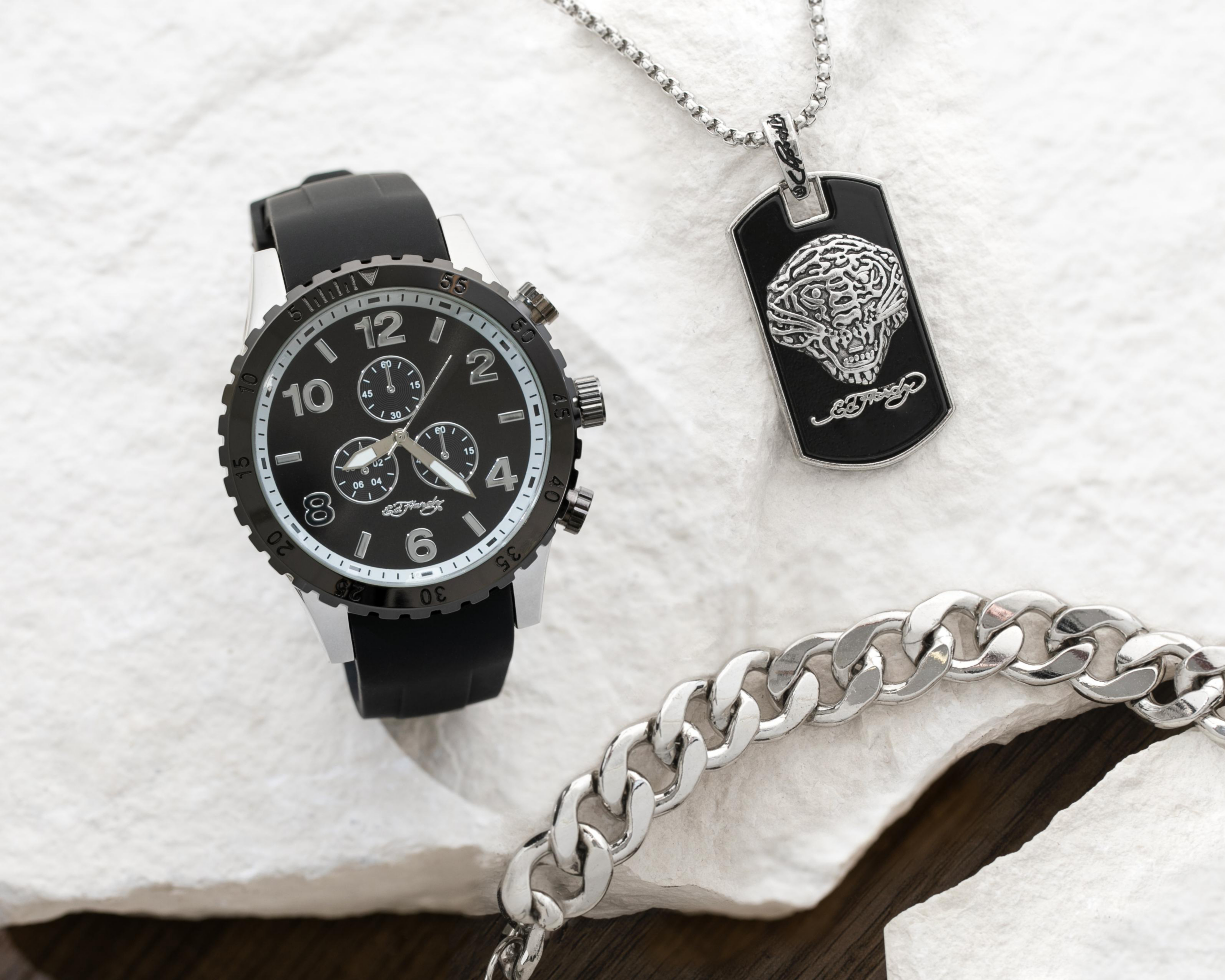 Foto 7 | Reloj Ed Hardy 9749S-42-G02 con 2 Accesorios