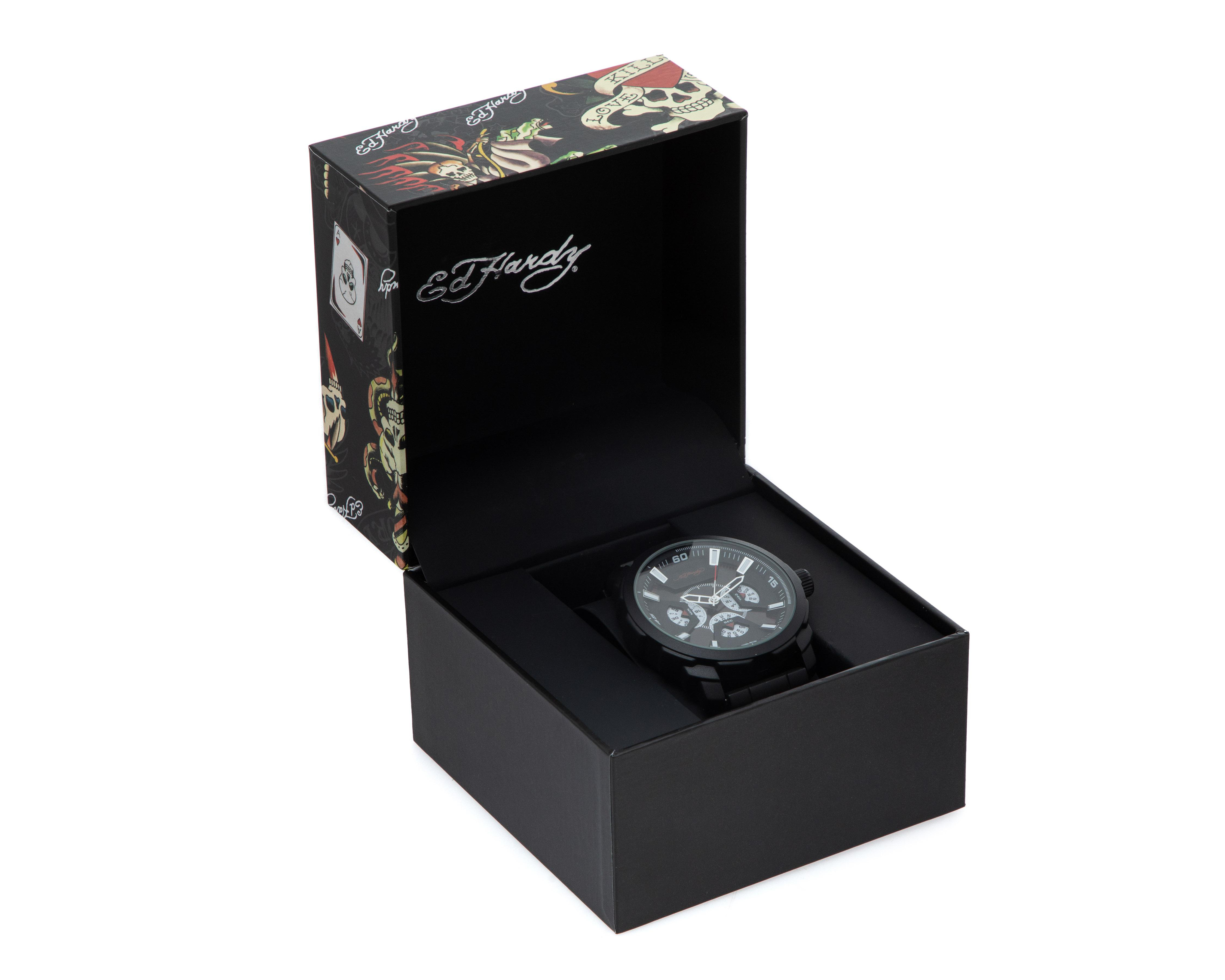 Foto 5 pulgar | Reloj Ed Hardy 50442B-42-G02 Negro