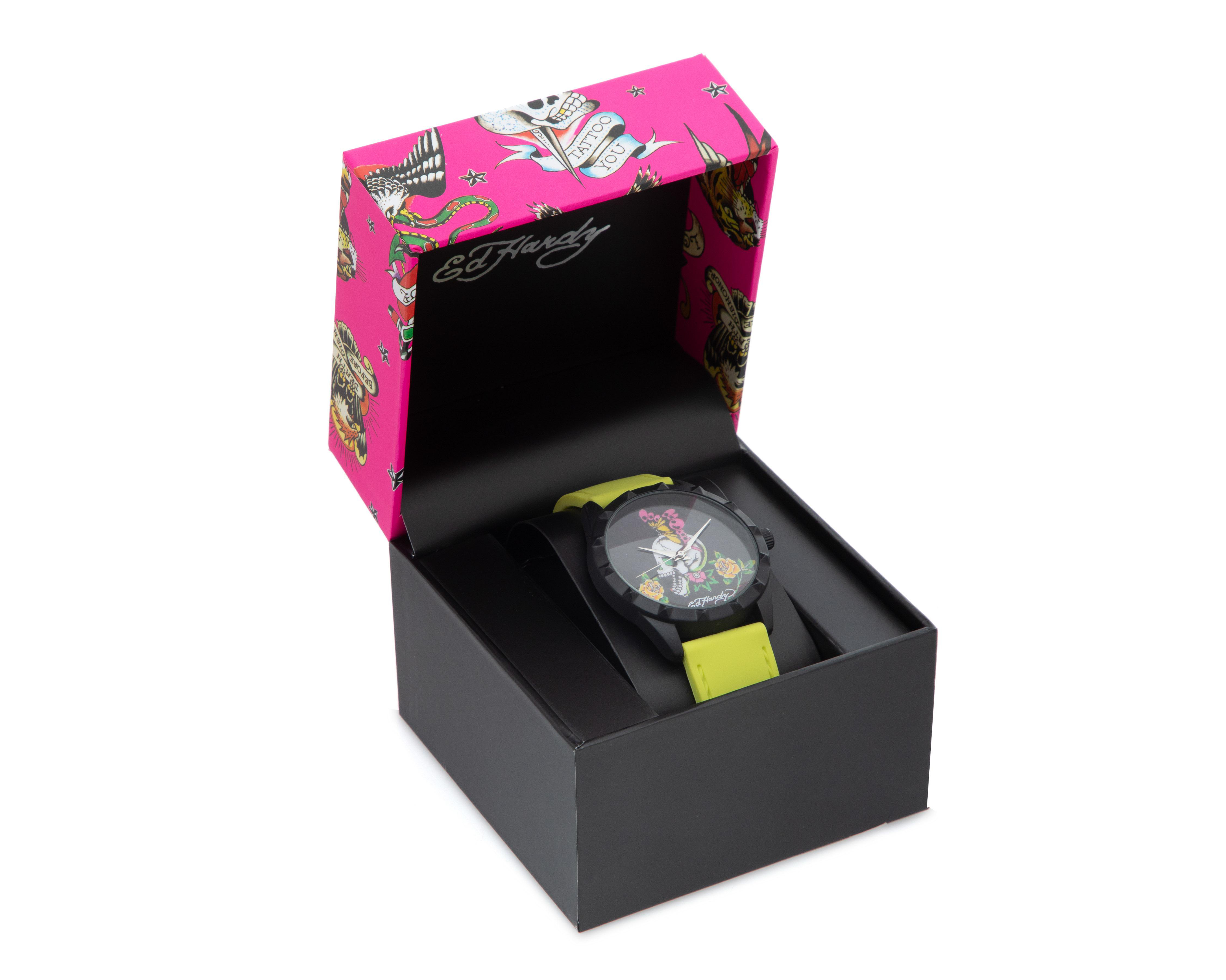 Foto 5 pulgar | Reloj Ed Hardy 15005B-42-G21 Verde