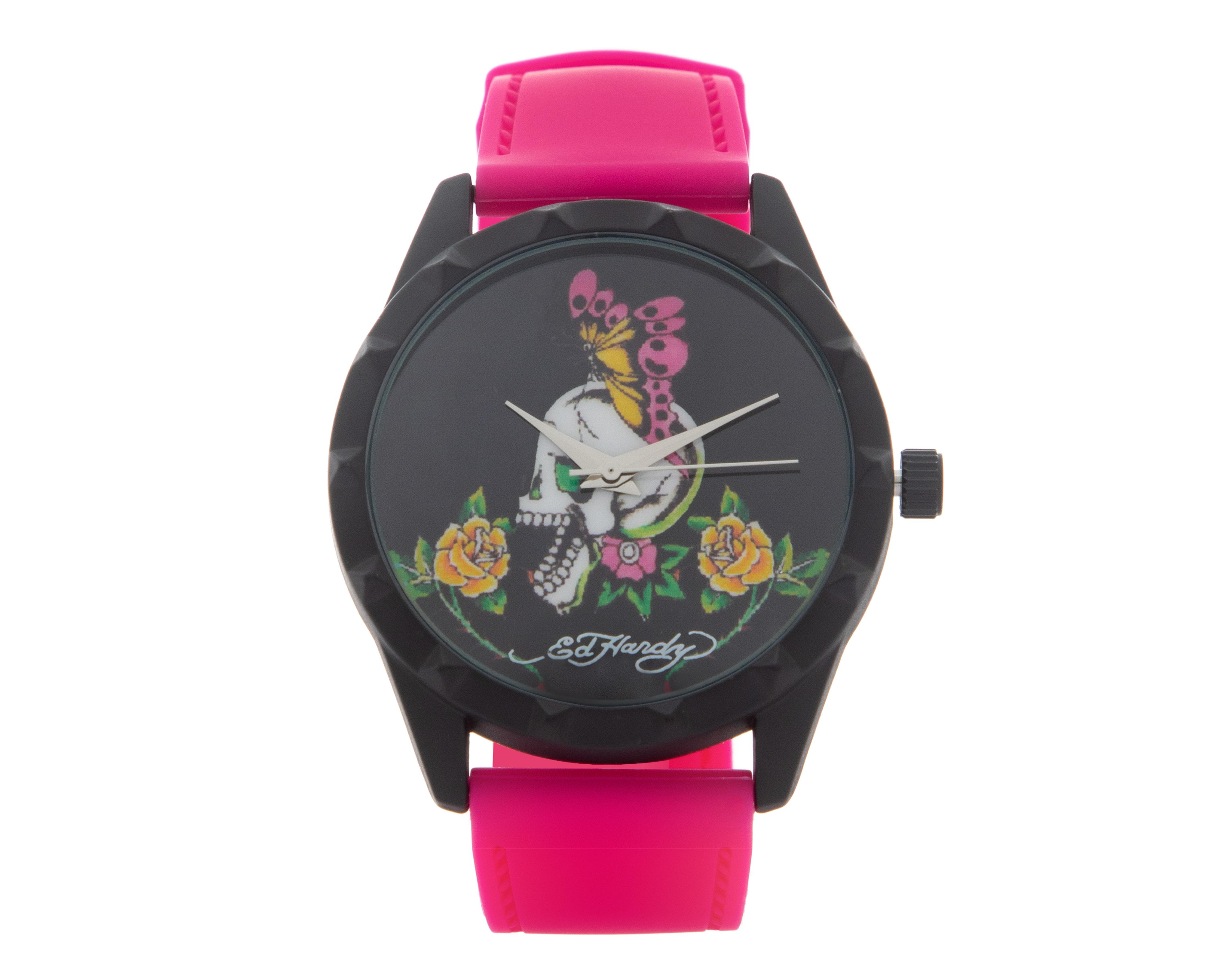 Foto 2 pulgar | Reloj Ed Hardy 15005B-42-G11 Rosa
