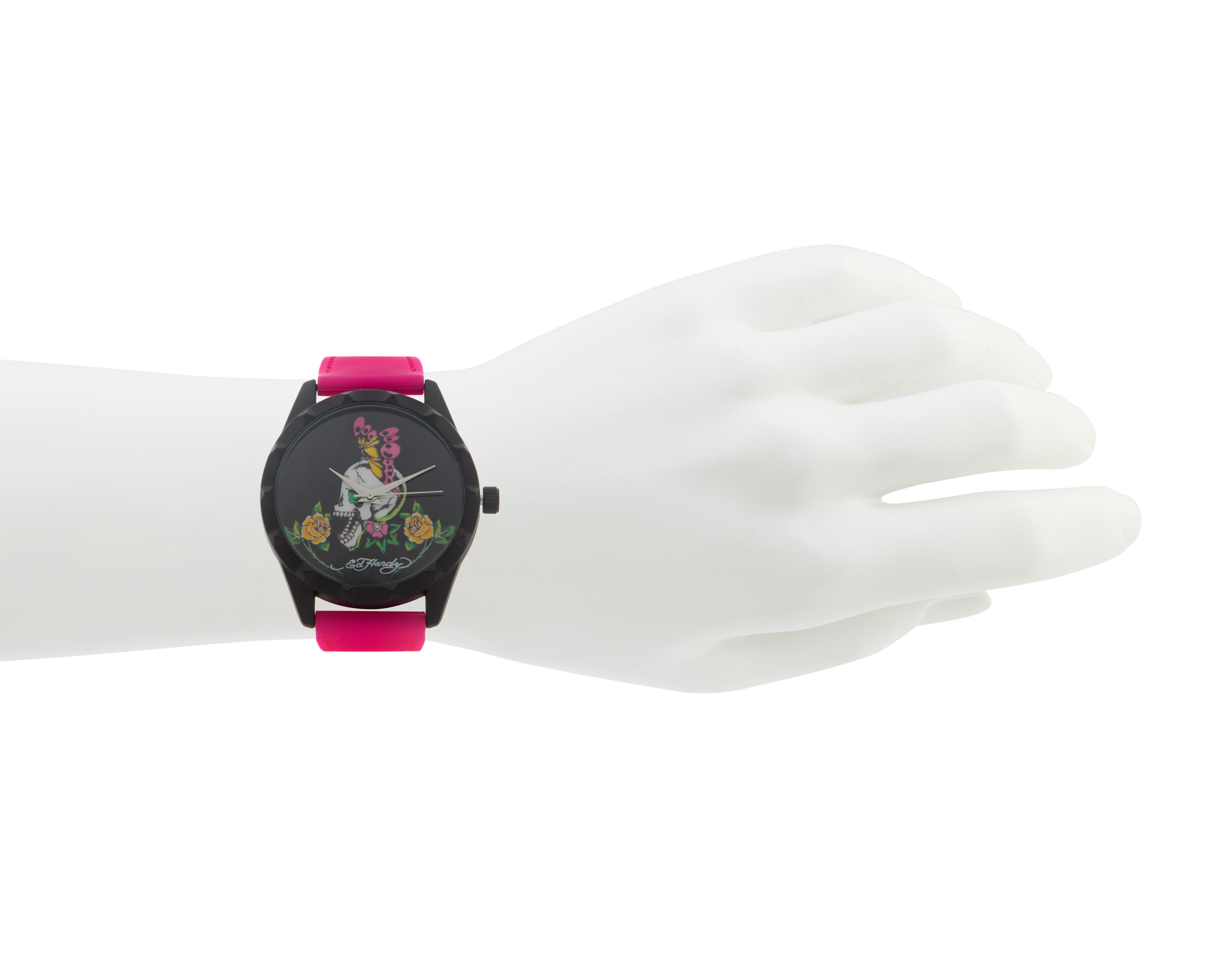 Foto 6 pulgar | Reloj Ed Hardy 15005B-42-G11 Rosa