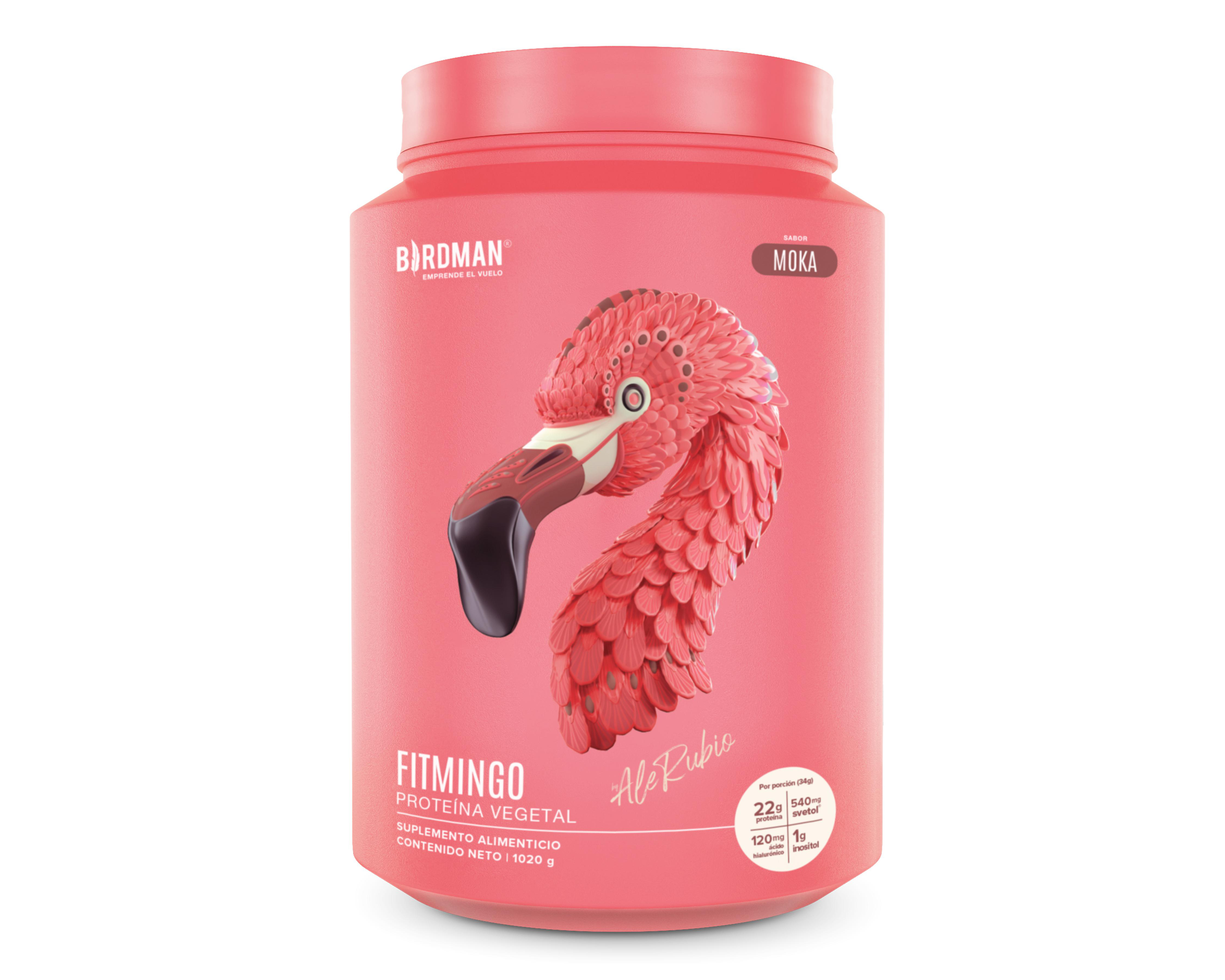 Foto 1 | Proteína Vegetal Birdman Fitmingo Sabor Moka 1.02 kg