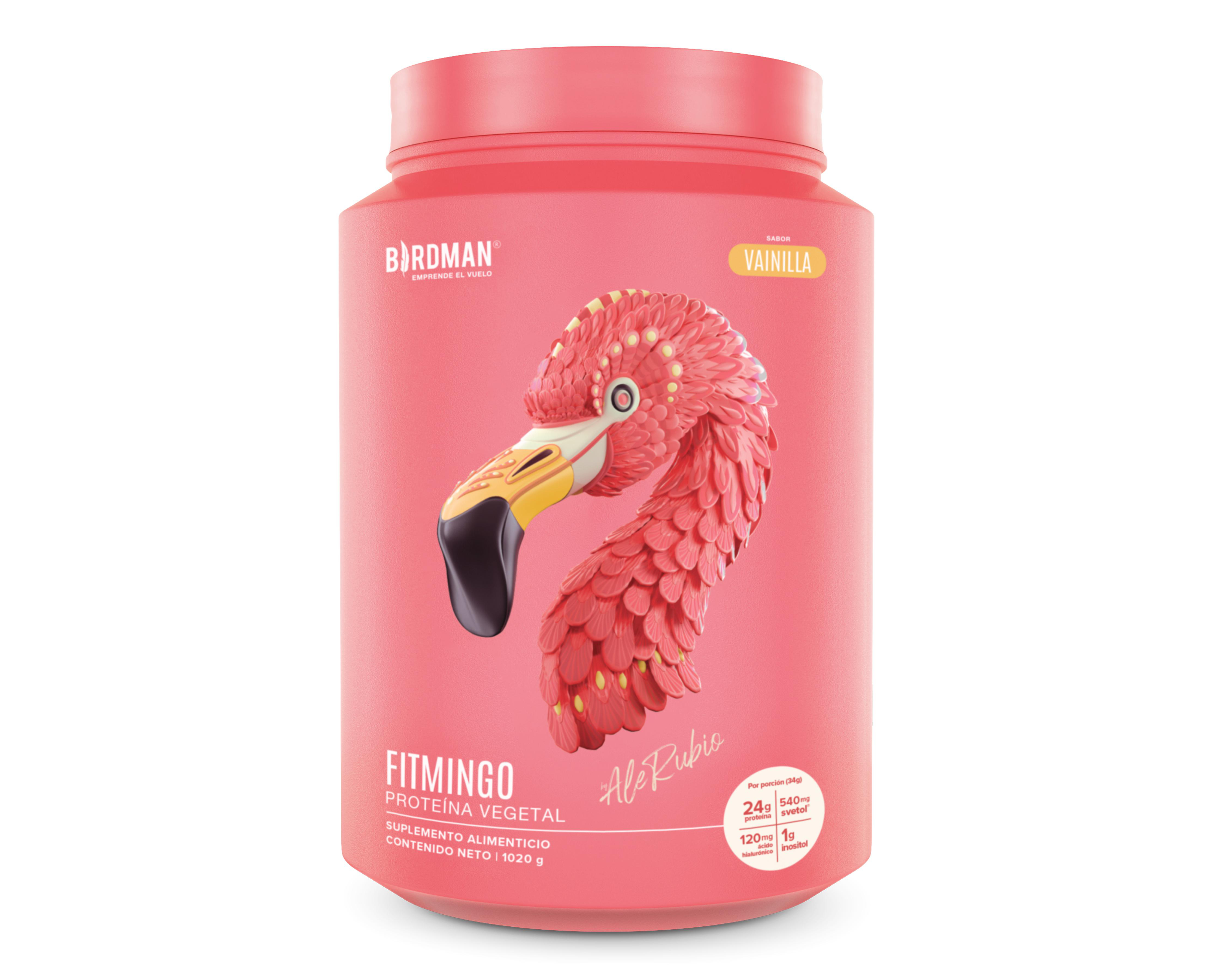 Proteína Vegetal Birdman Fitmingo Sabor Vainilla 1.02 kg