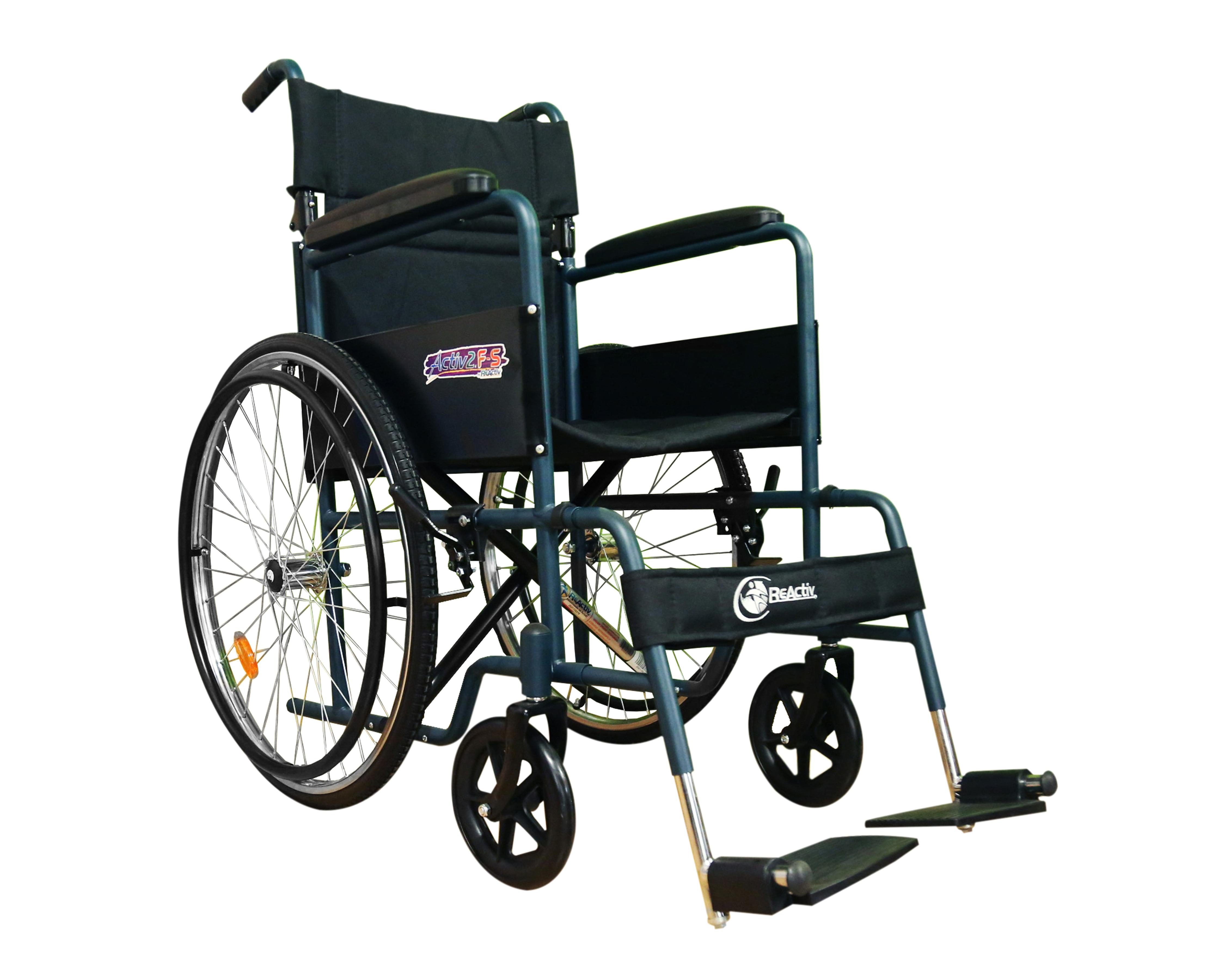Foto 1 | Silla de Ruedas Reactiv Plegable con Descansapiés Desmontable