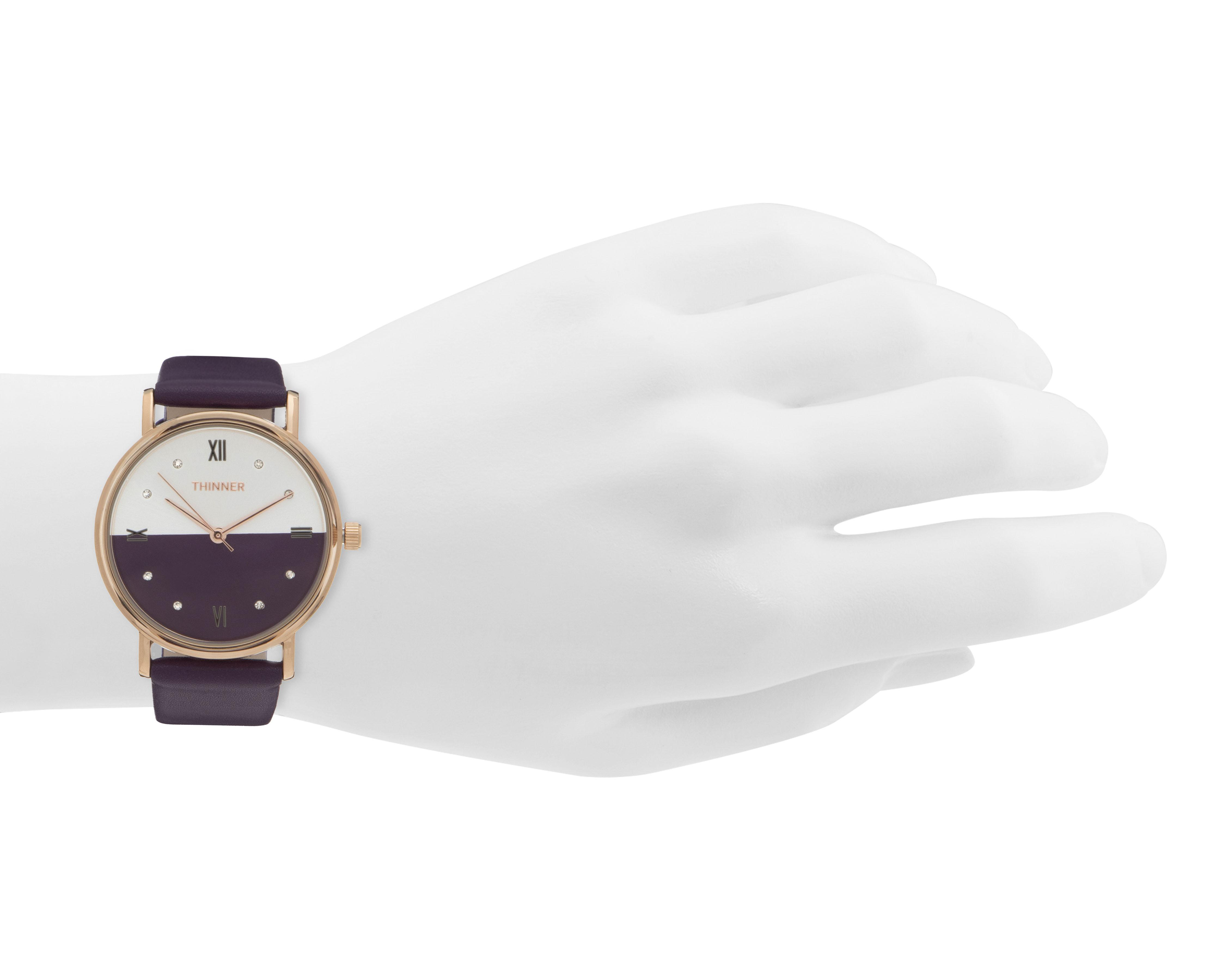 Foto 5 pulgar | Reloj Thinner UT-A8113 Morado