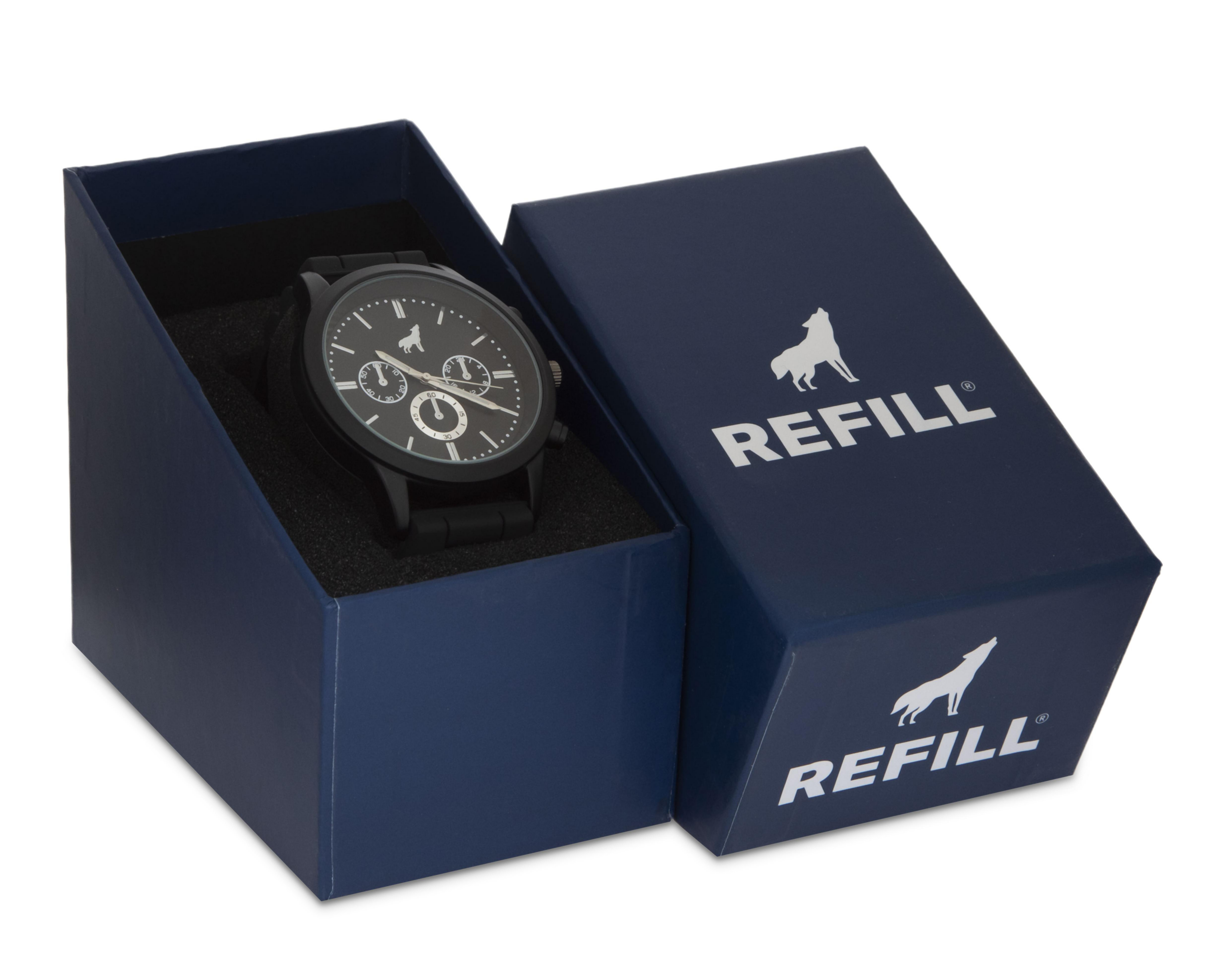 Foto 6 pulgar | Reloj para Hombre Refill Negro WY23346